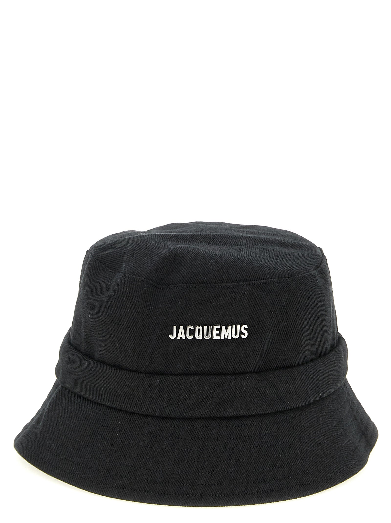 Jacquemus Black Cotton Bucket Hat