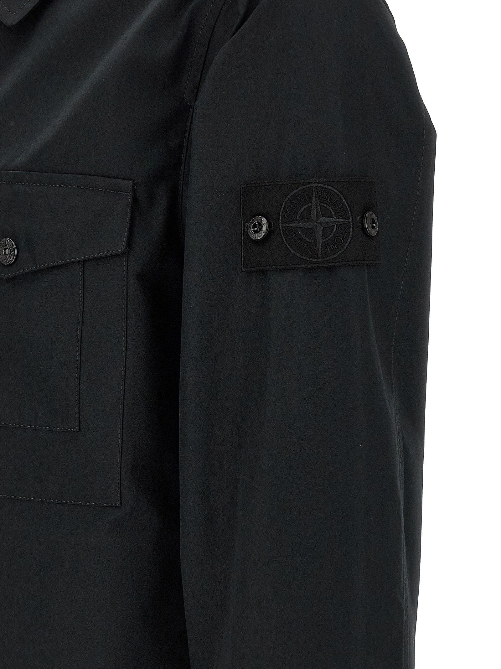 Stone Island Black Cotton Blouse