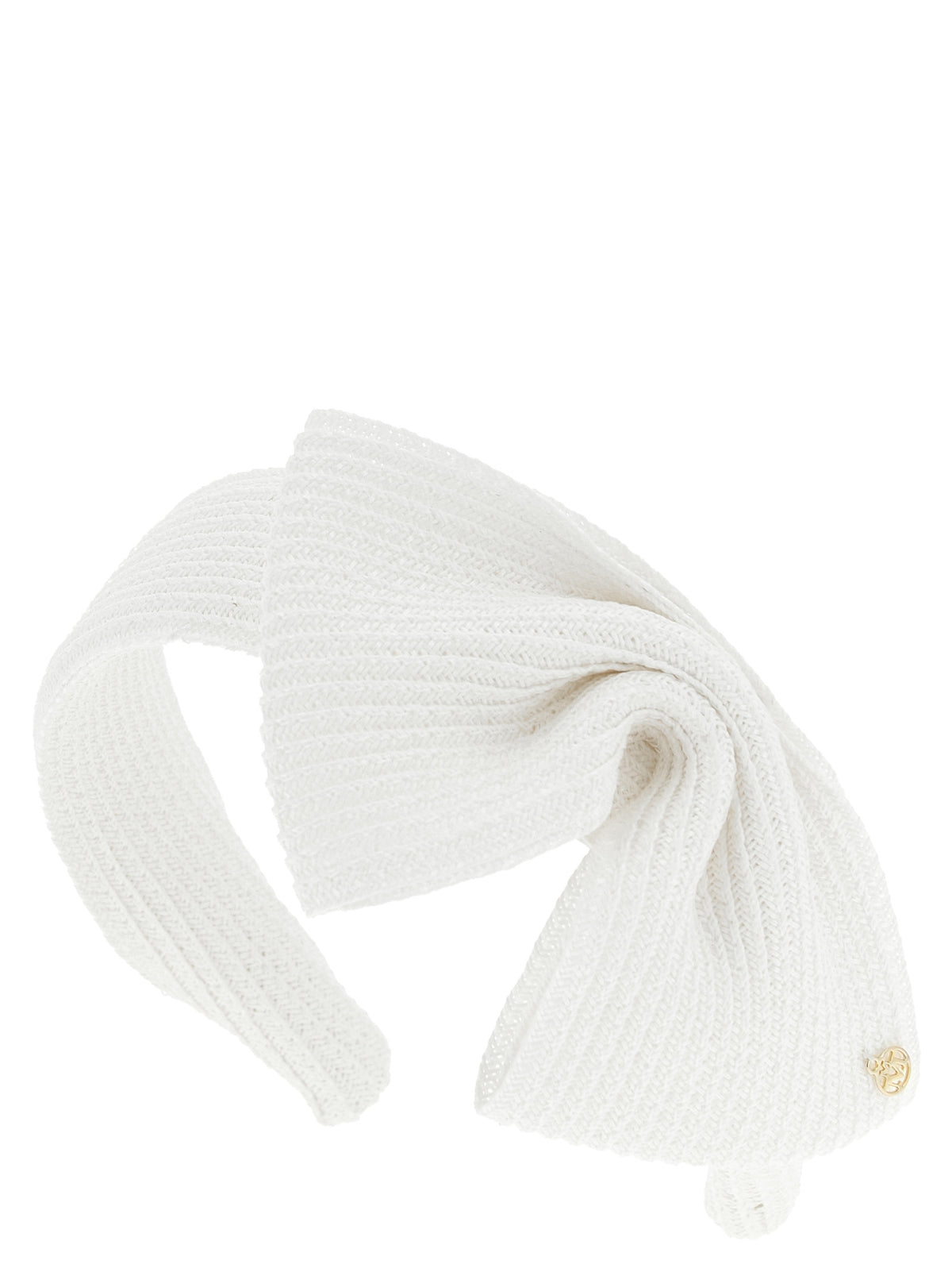 Maison Michel White Papier Headband