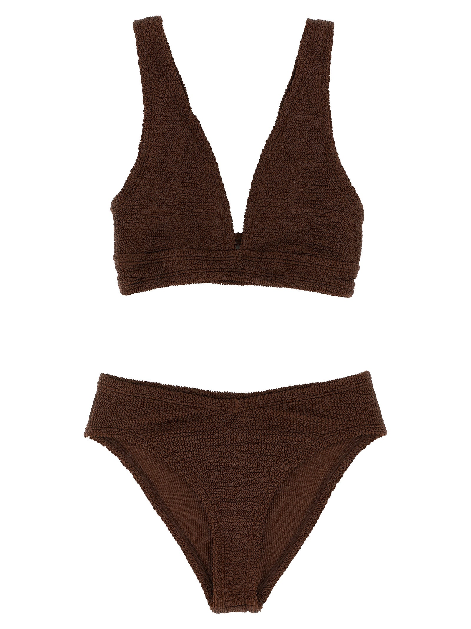Hunza G Brown Polyamide Bikini