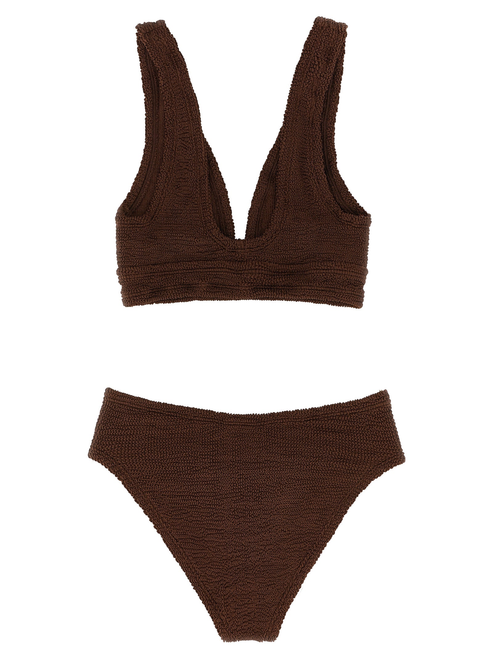 Hunza G Brown Polyamide Bikini