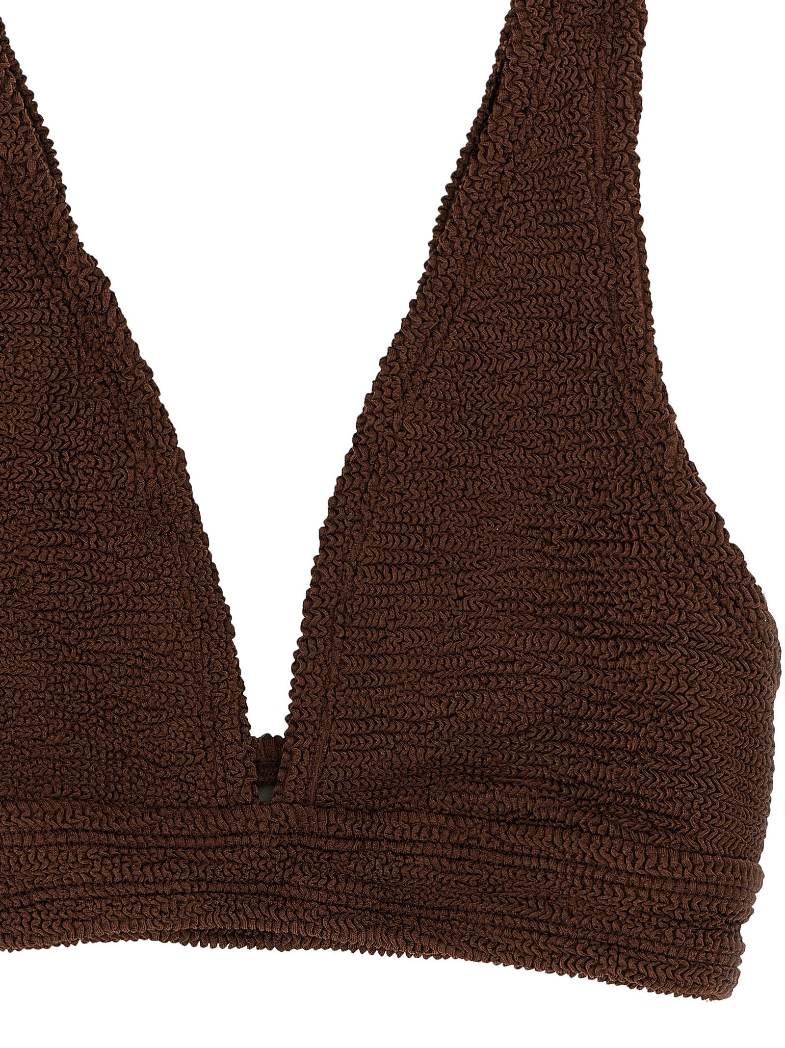 Hunza G Brown Polyamide Bikini