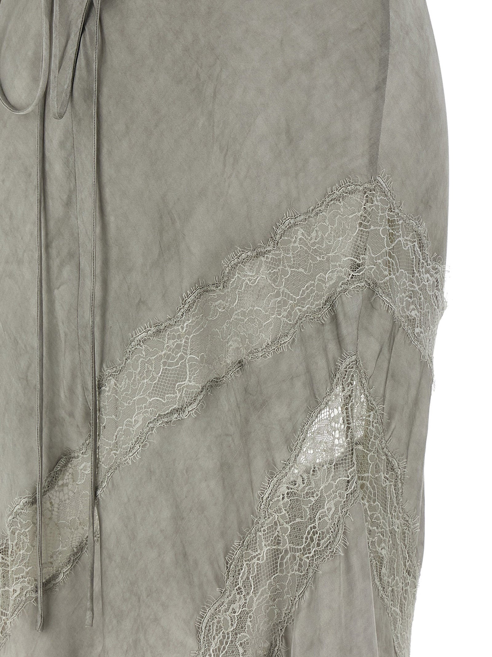 The Andamane Gray Viscose Long Dress