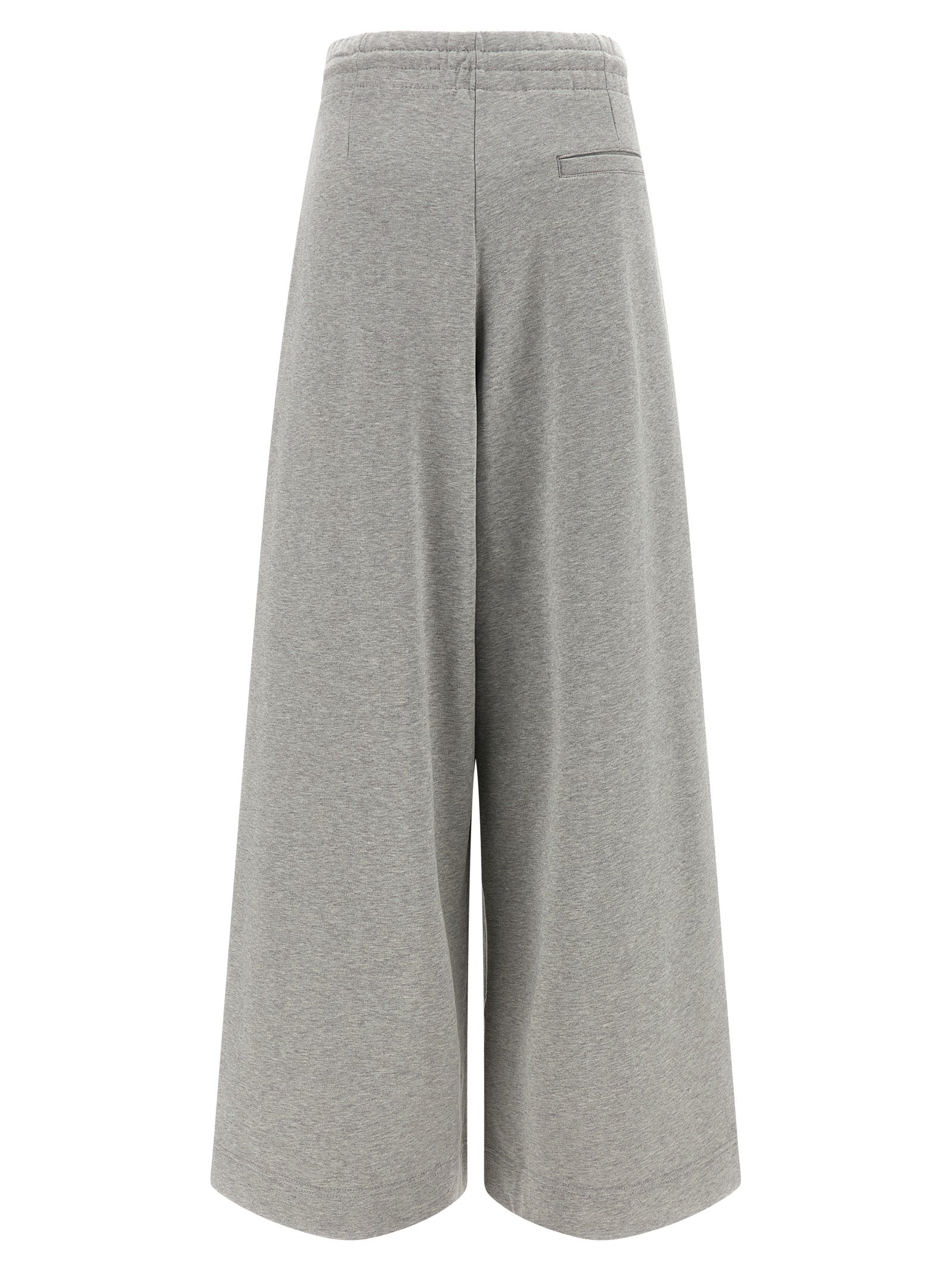 Dries Van Noten Gray Cotton Casual Pants