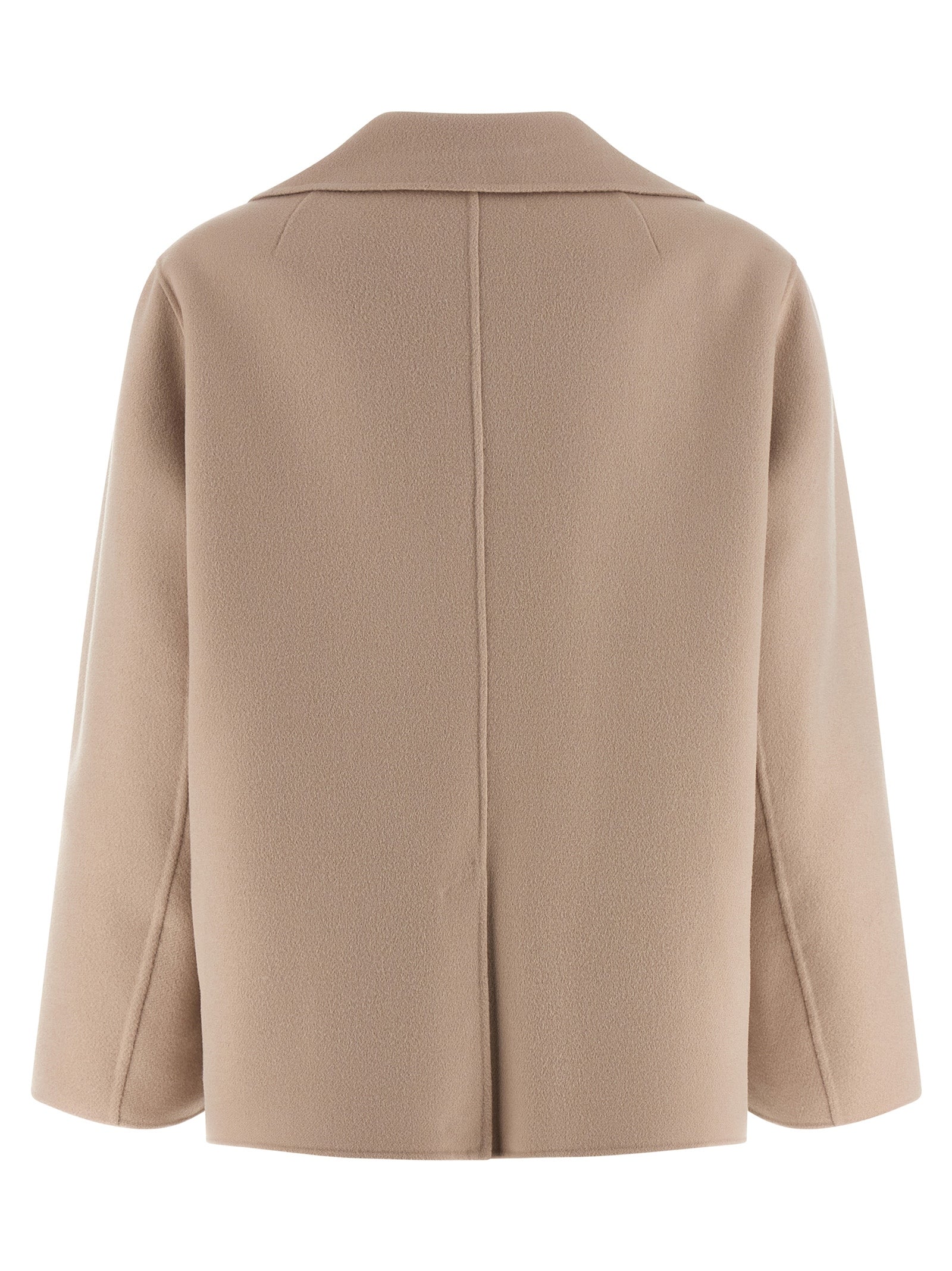 'S Max Mara Beige Virgin Wool Blazer