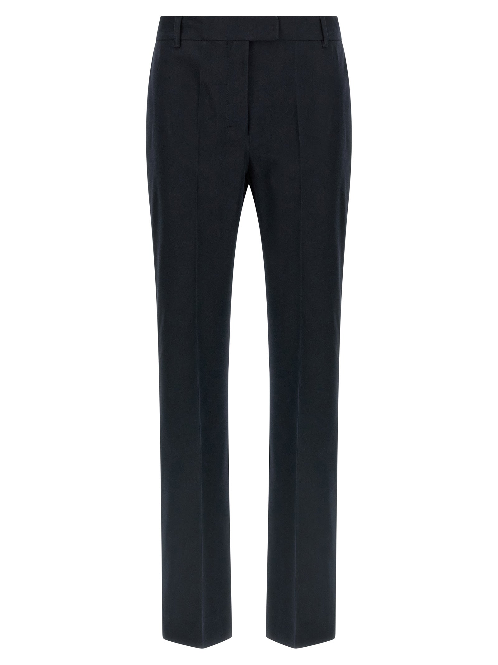 'S Max Mara Blue Cotton Flared Pants