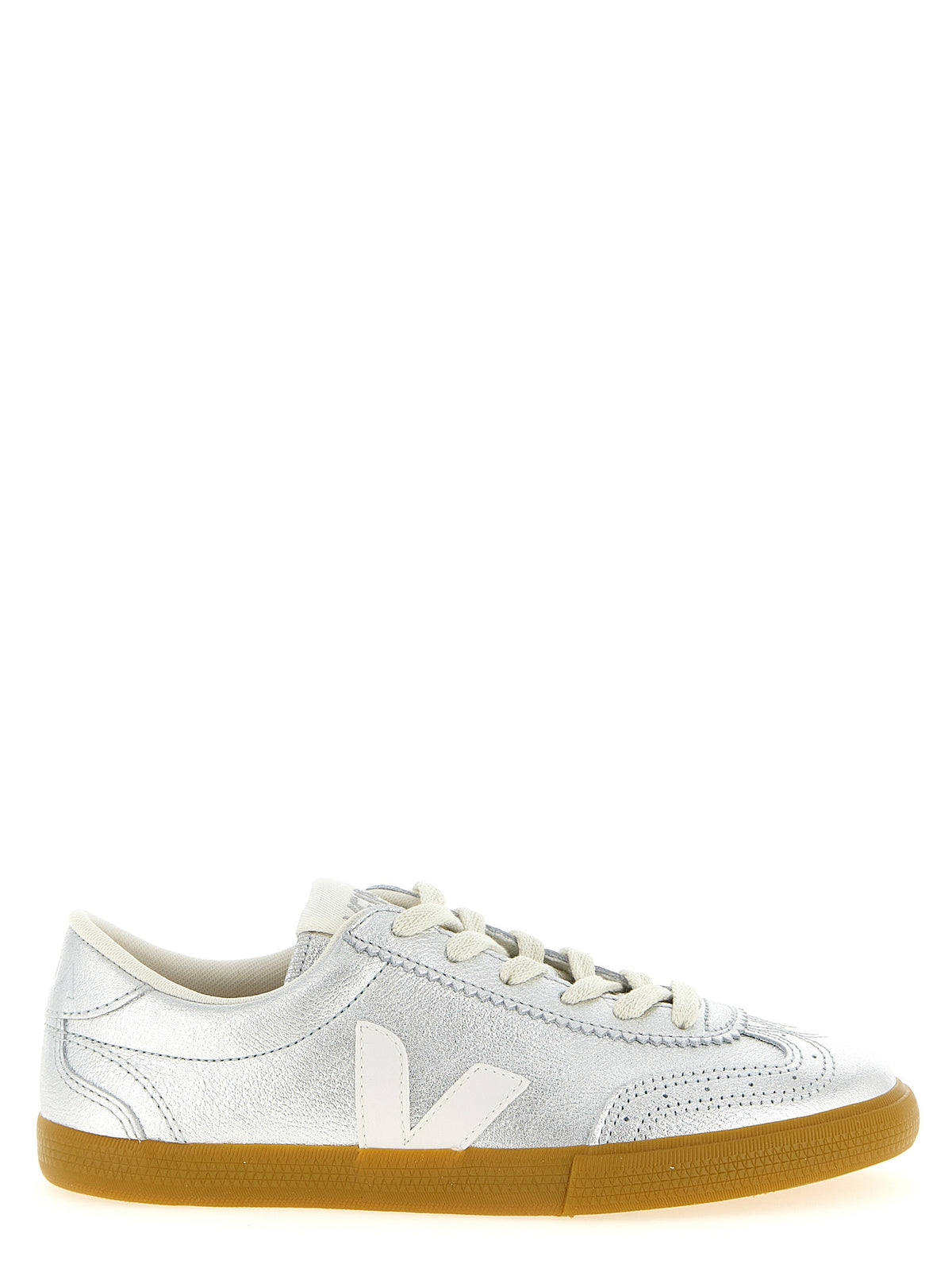 Veja Silver Genuine Leather Sneakers