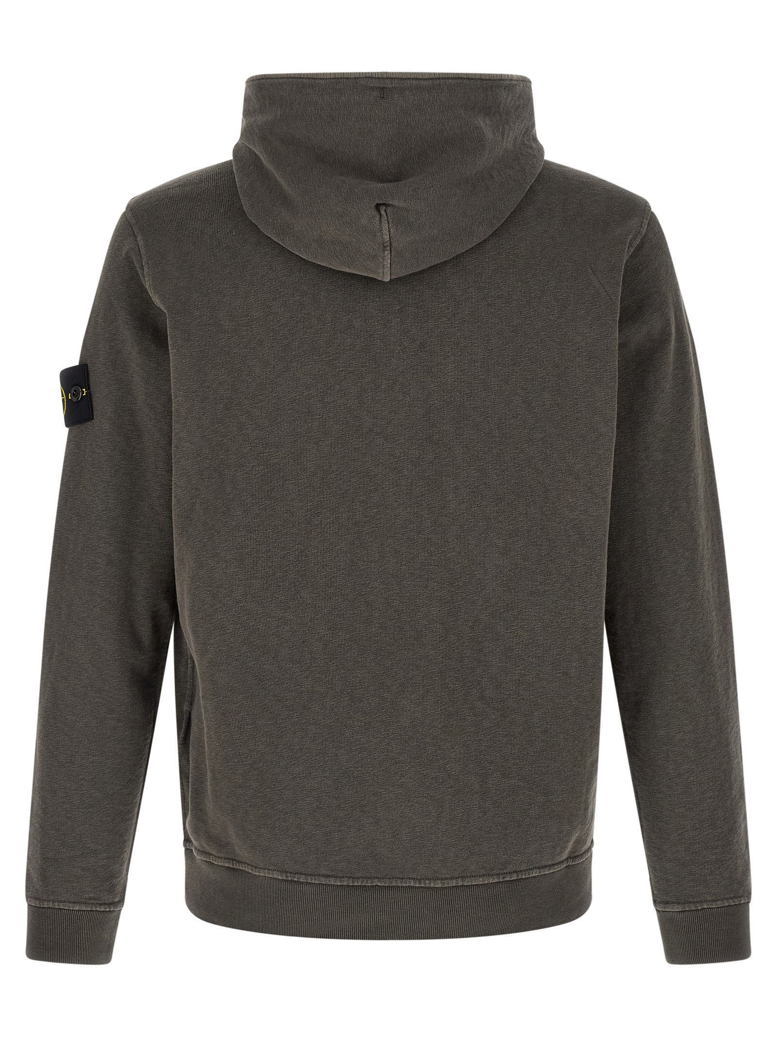 Stone Island Brown Cotton Sweatshirt