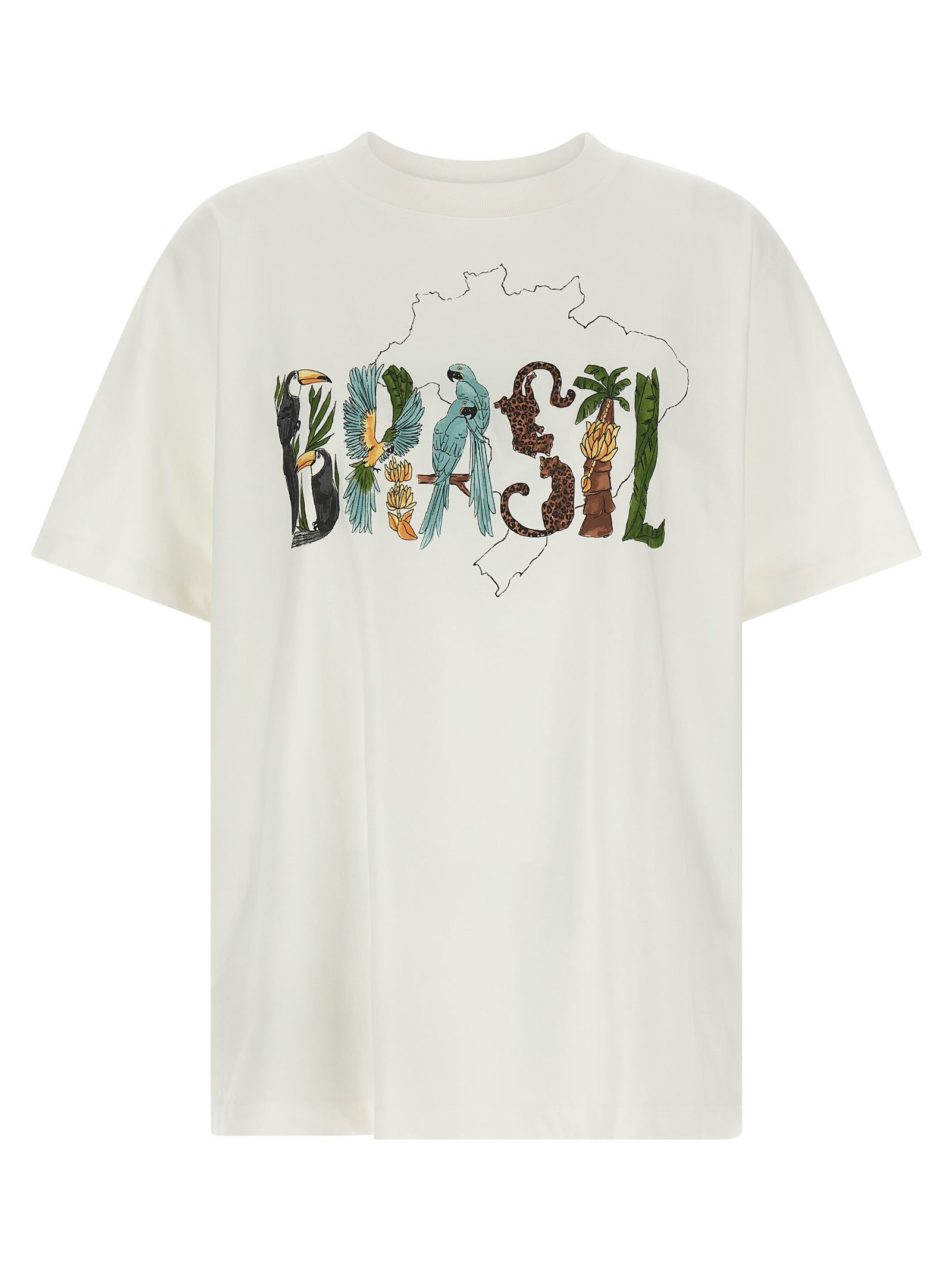 FARM RIO White Cotton T-Shirt
