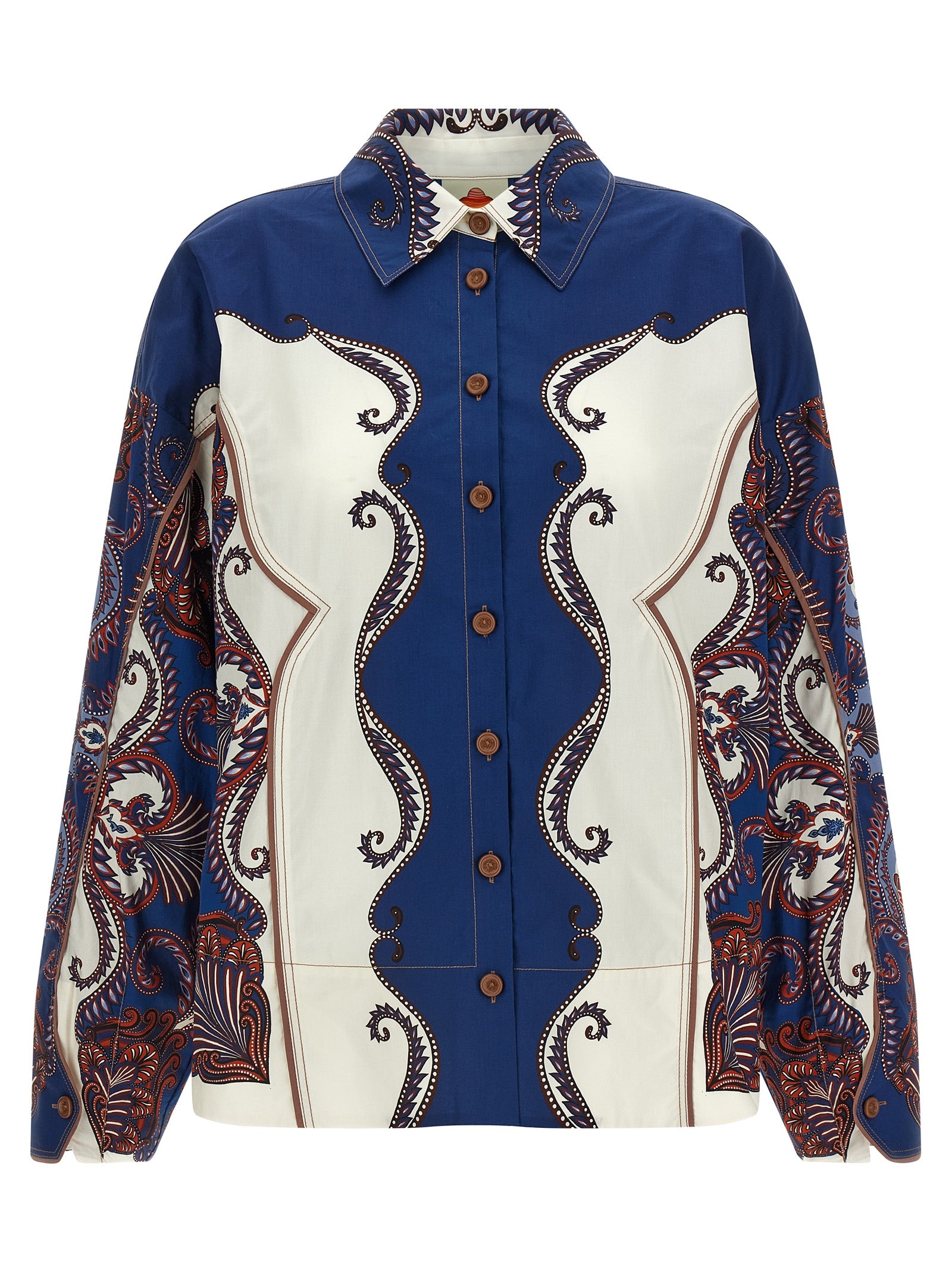 FARM RIO Multicolor Cotton Blouse