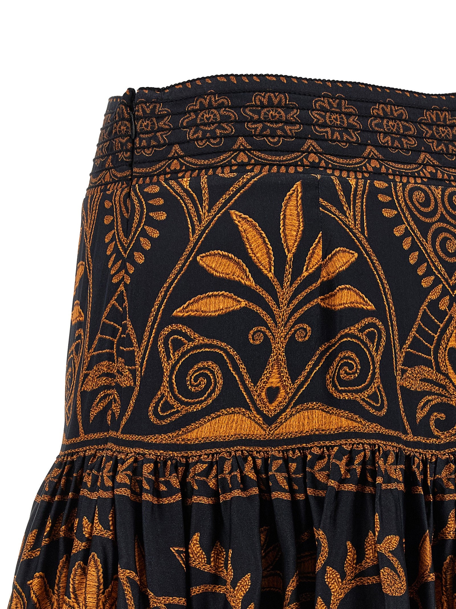 FARM RIO Multicolor Viscose Long Skirt