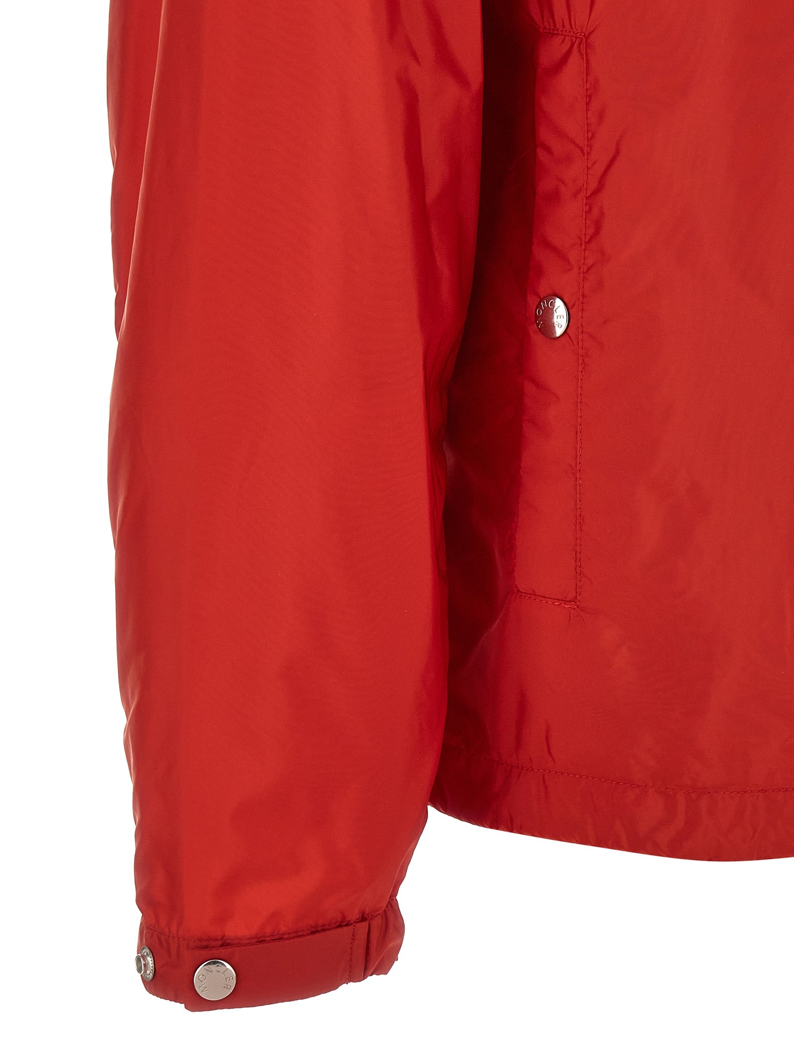 Moncler Red Polyamide Shell Jacket