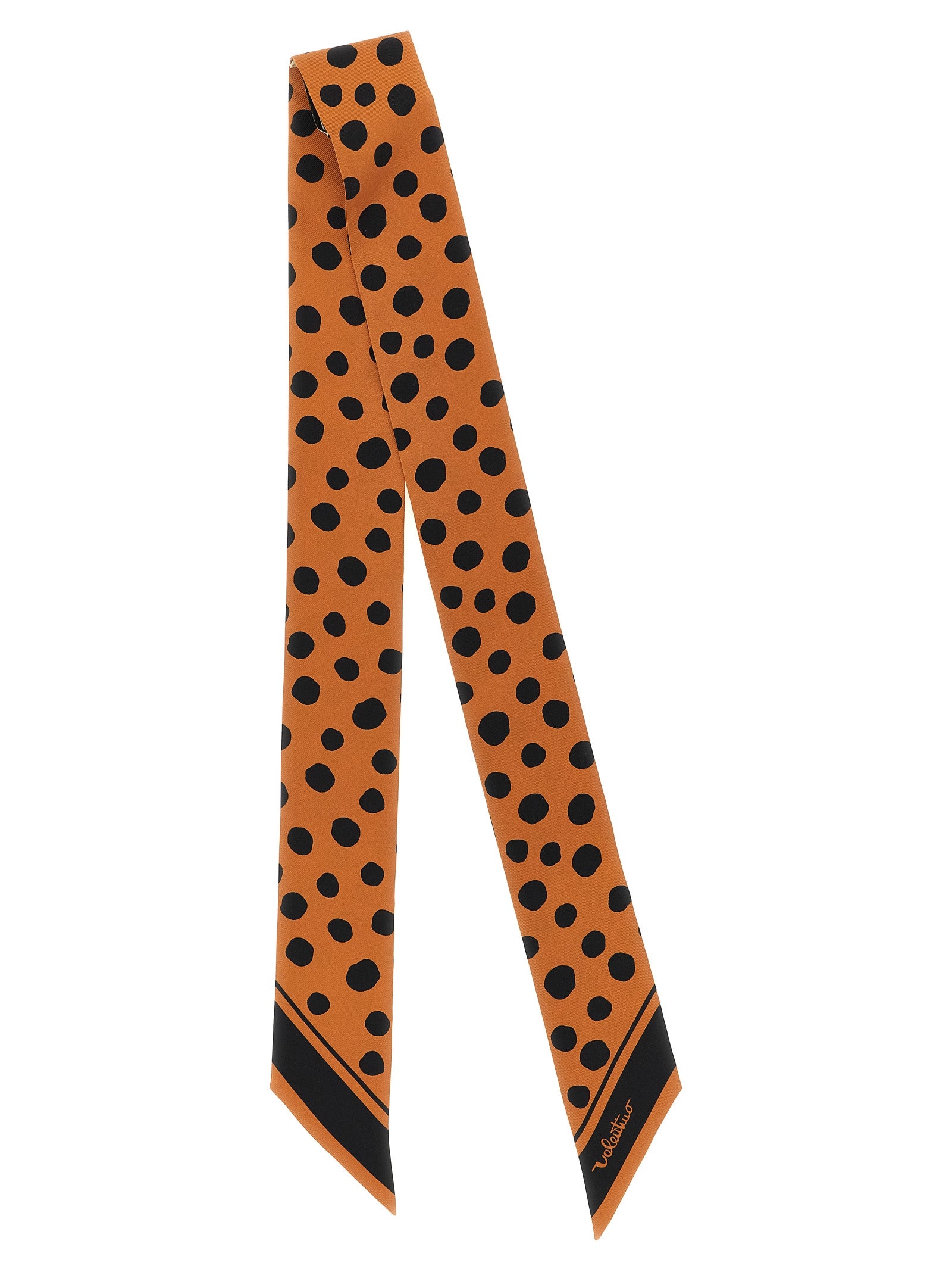 Valentino Garavani Brown Silk Foulard