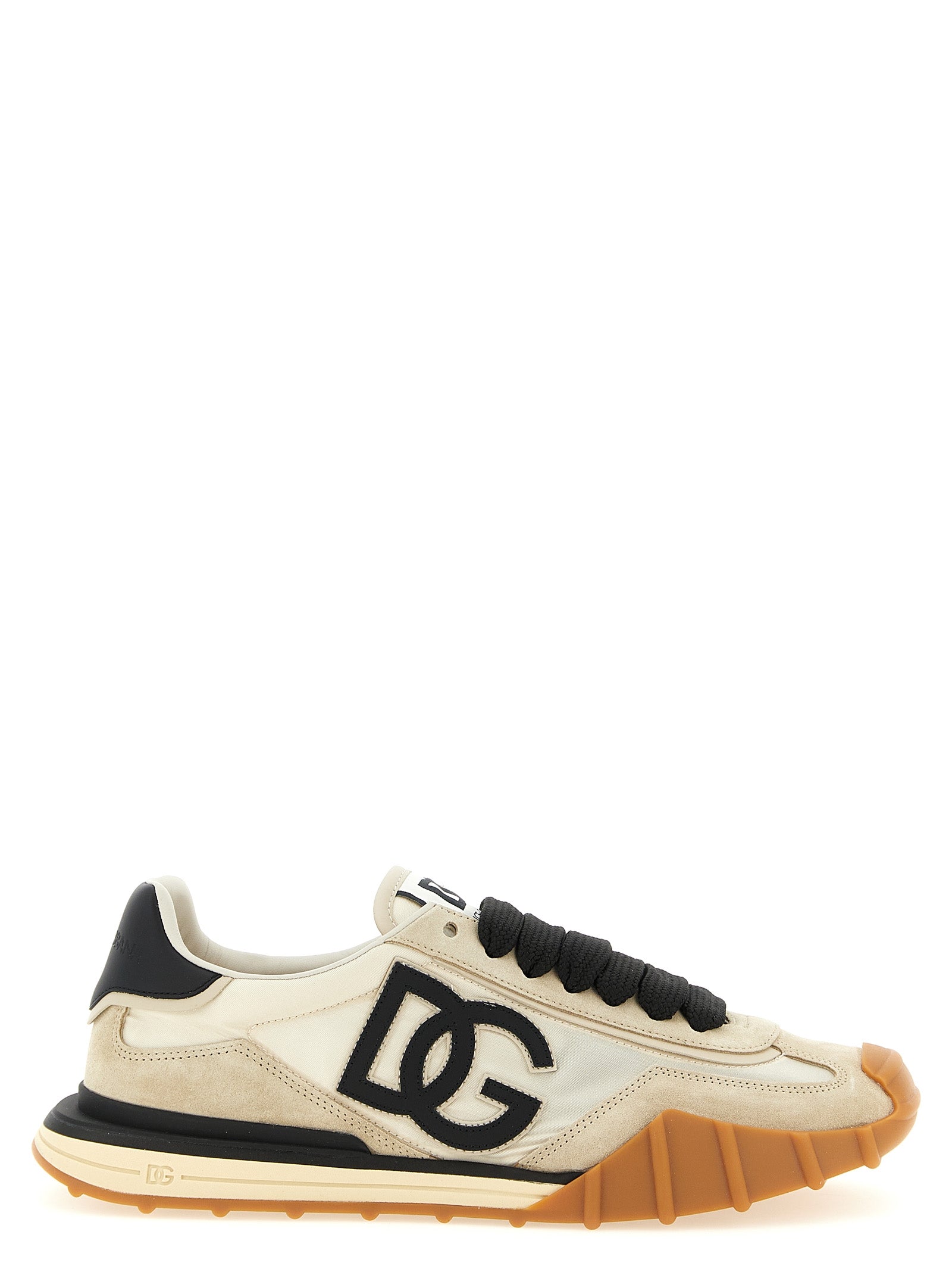 Dolce & Gabbana Black Calfskin Athletic Sneakers