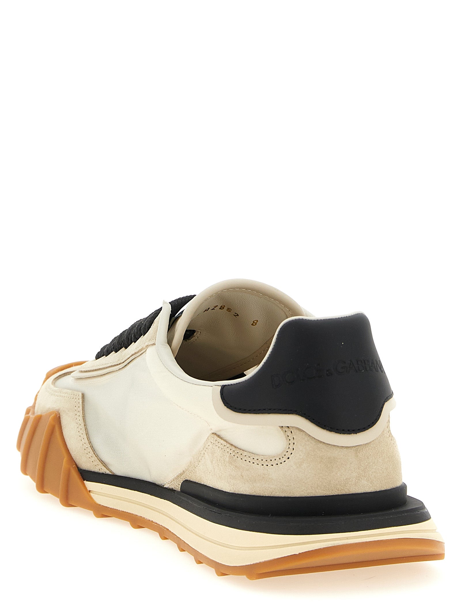 Dolce & Gabbana Black Calfskin Athletic Sneakers
