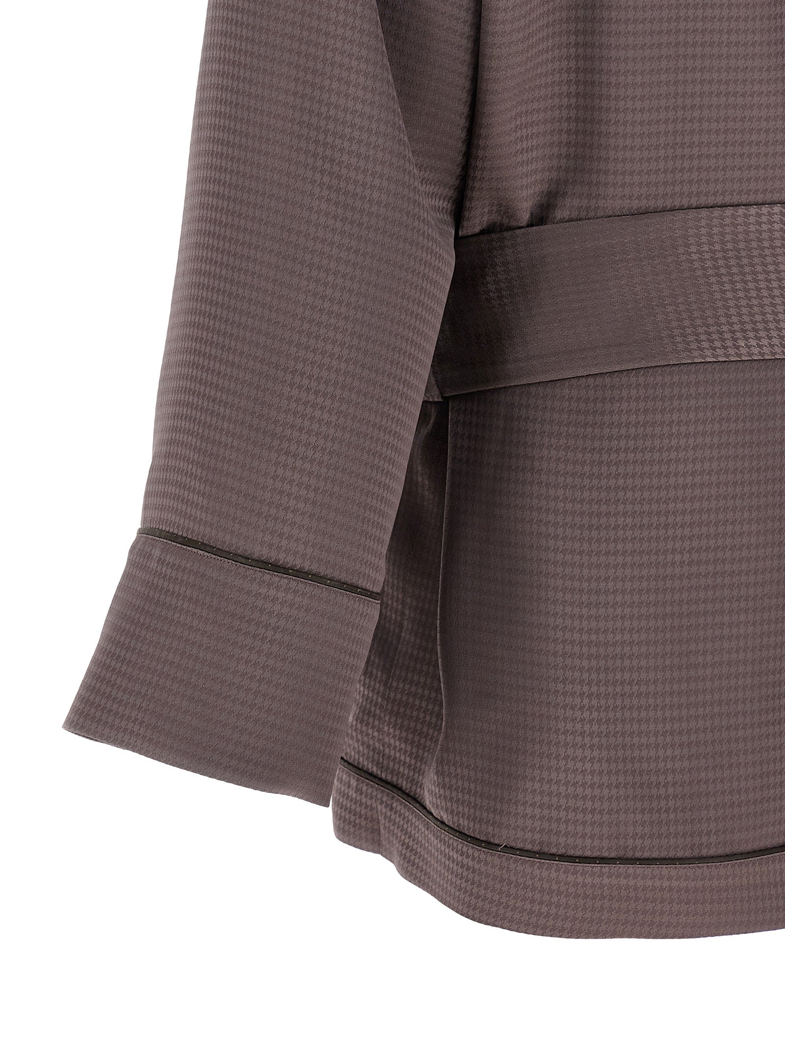 The Attico Purple Viscose Blazer