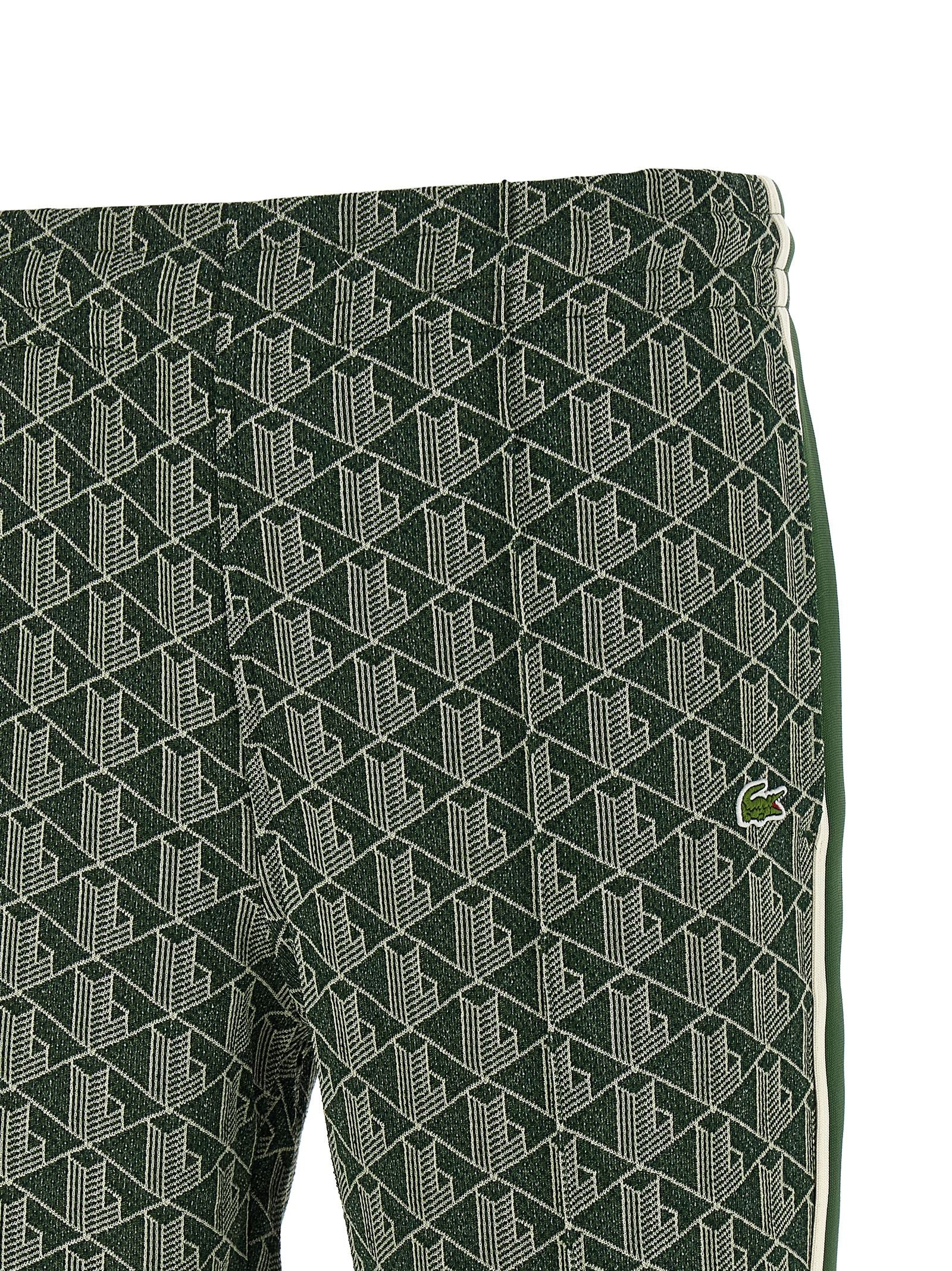 Lacoste Bicolor Polyester Joggers (Workout Pants)