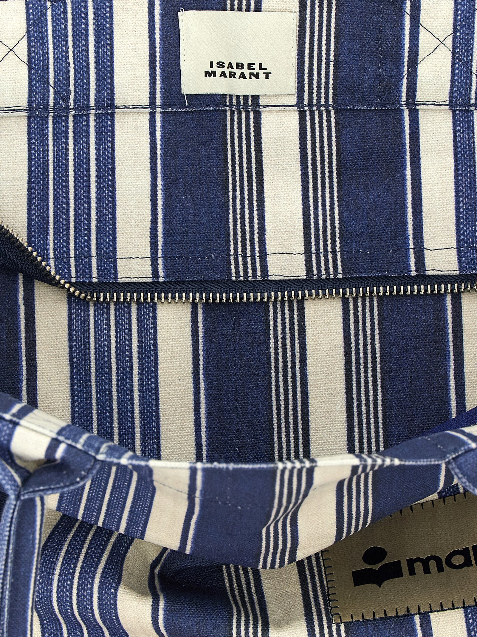 Isabel Marant Blue Cotton Tote Bag