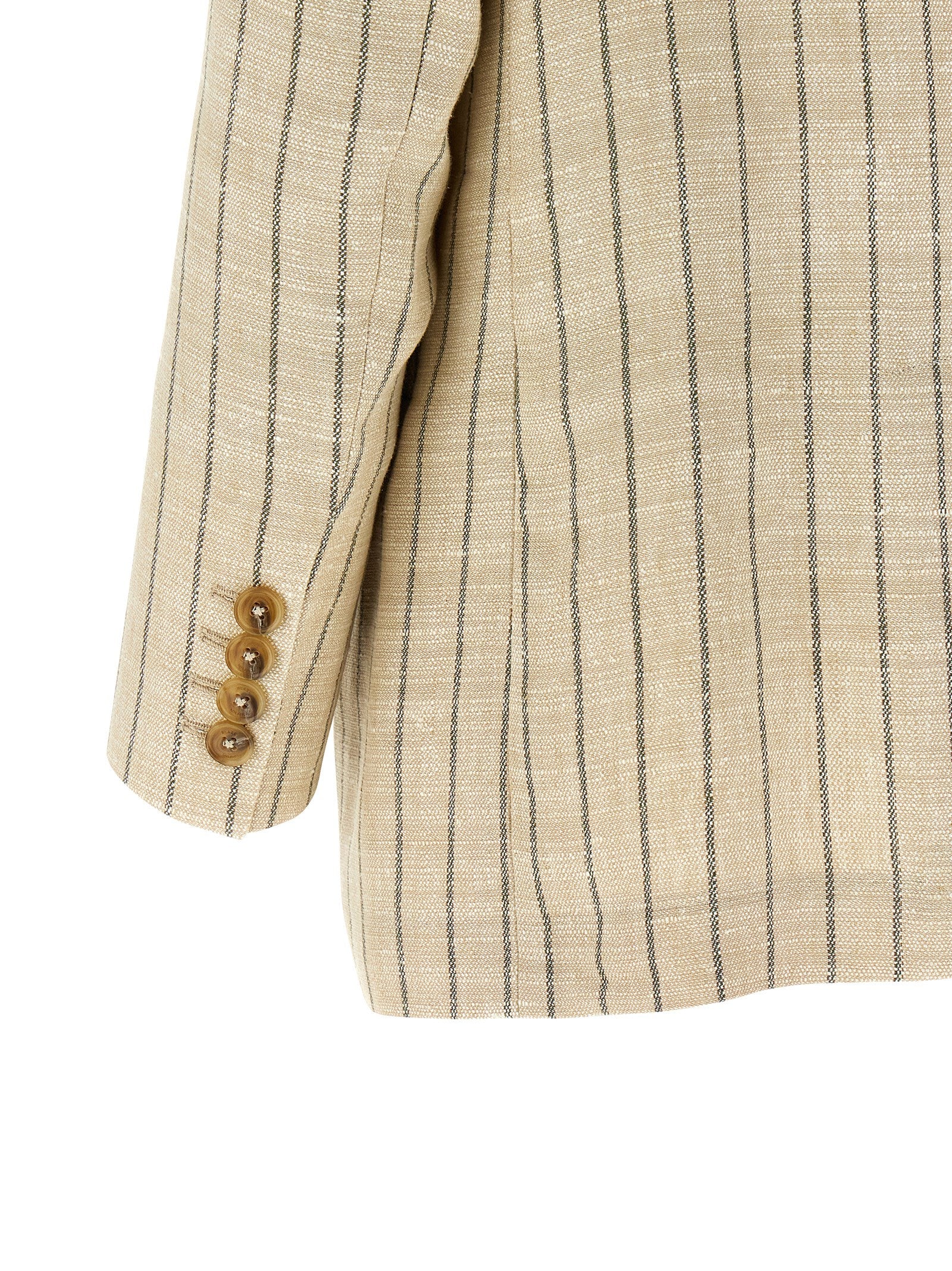 Blazé Milano Beige Cotton Blazer