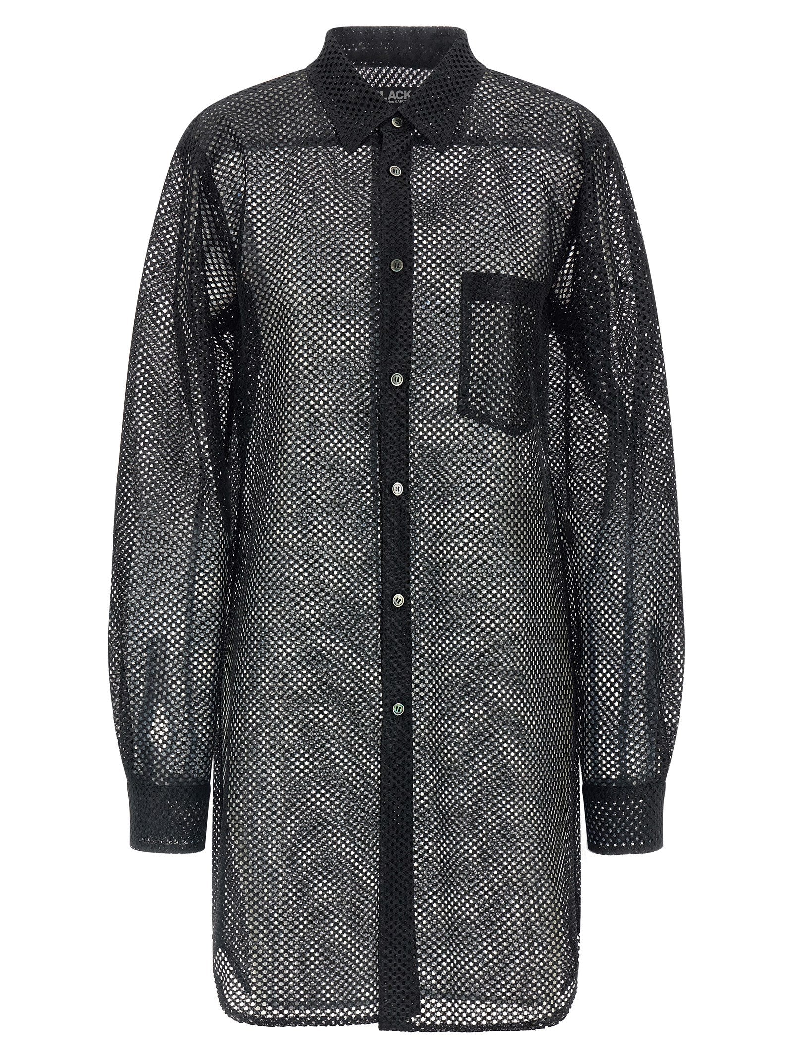 Comme Des Garçons Black Polyester Blouse