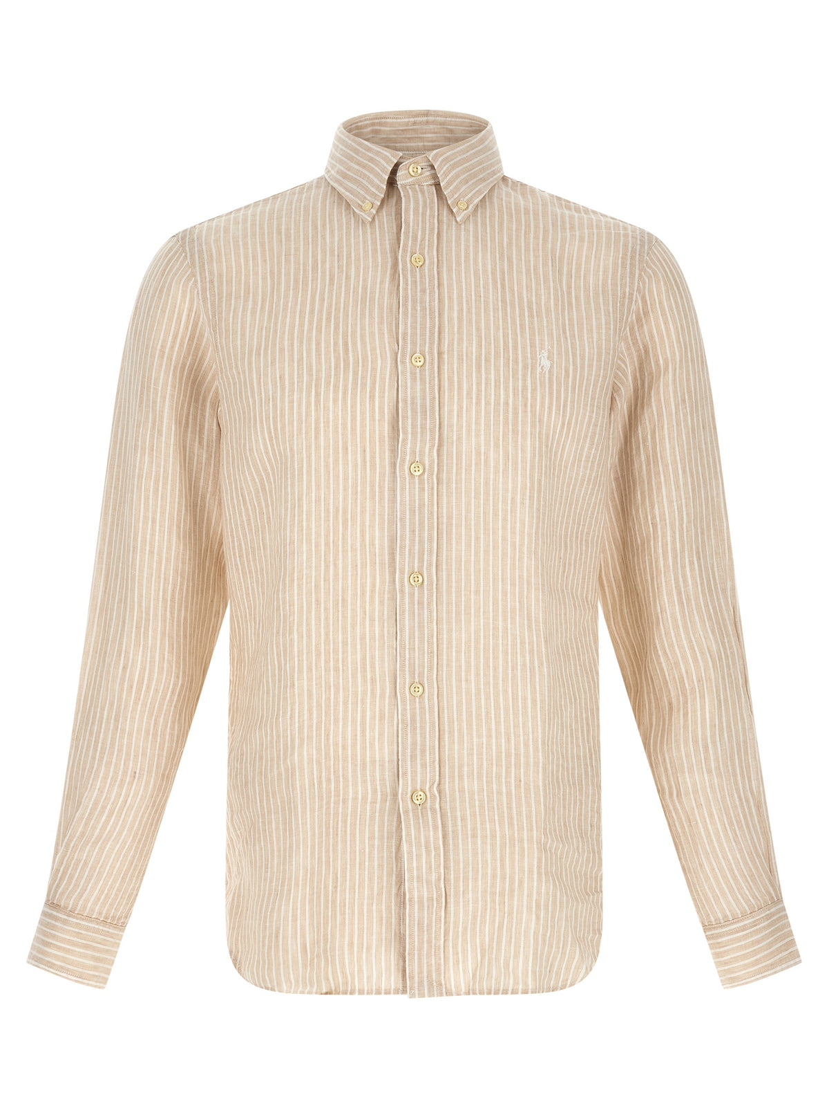 Polo Ralph Lauren Beige Linen Blouse
