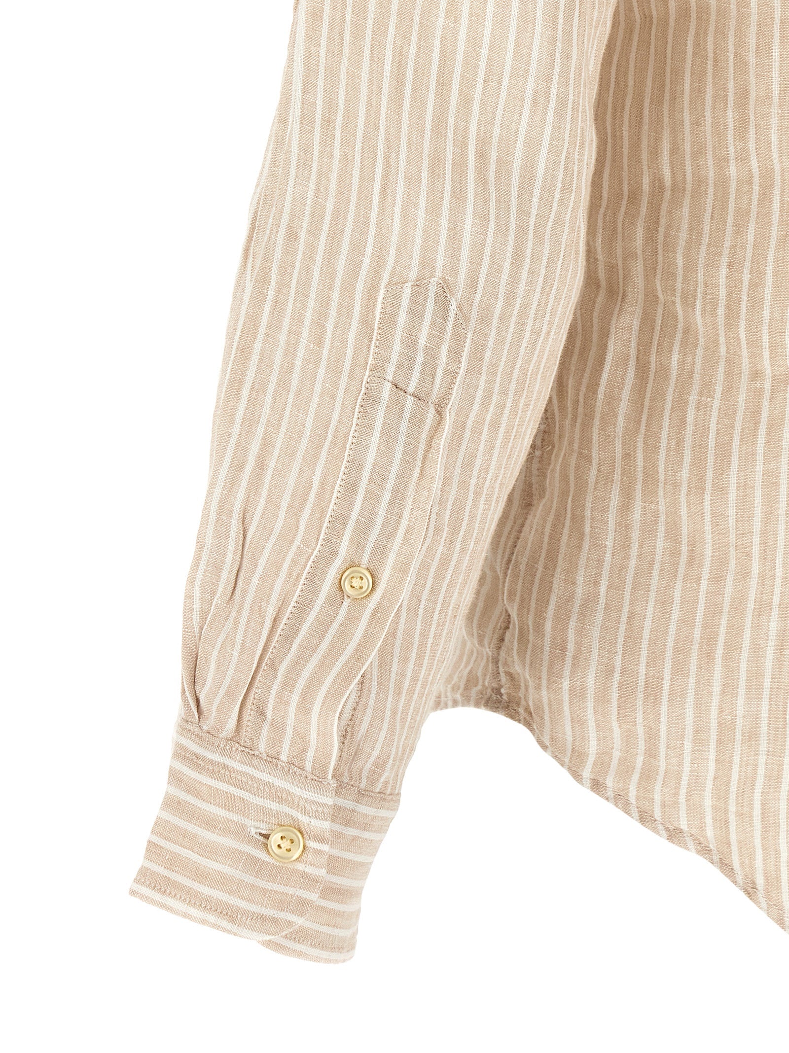 Polo Ralph Lauren Beige Linen Blouse