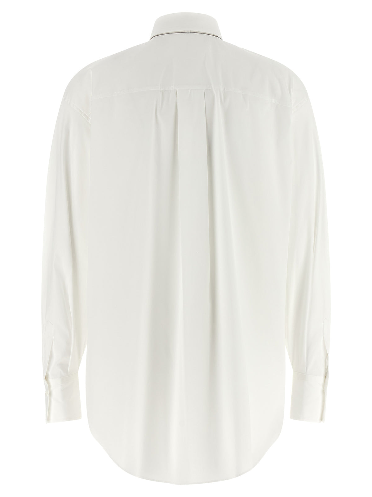 Brunello Cucinelli White Cotton Blouse