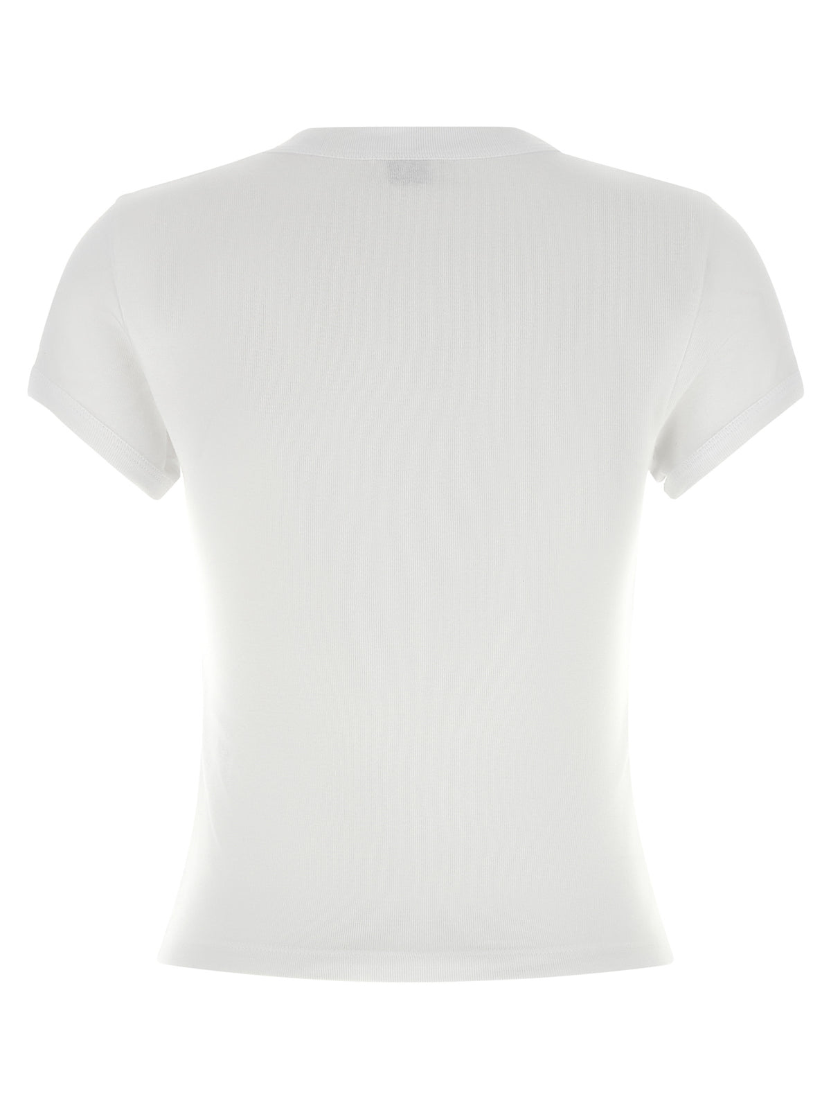 Saint Laurent White Cotton T-Shirt
