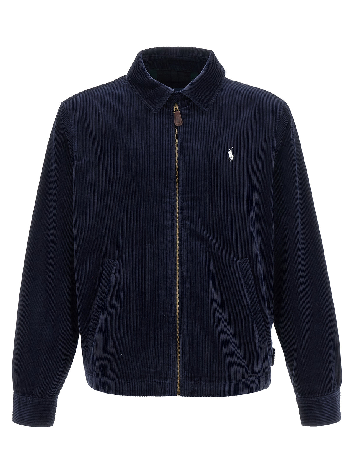Polo Ralph Lauren Blue Cotton Full-Length Jacket