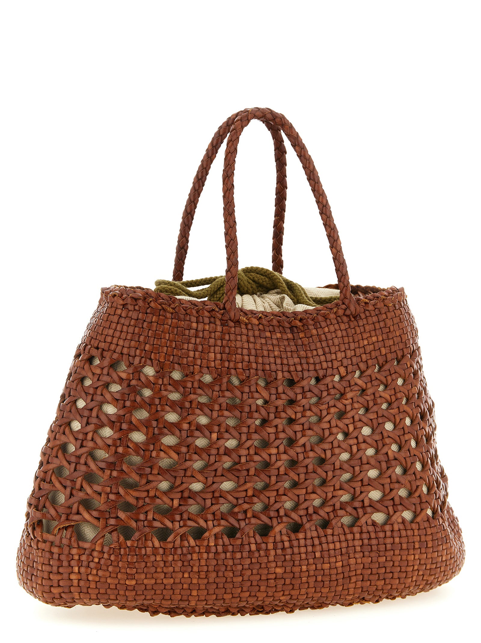 Dragon Diffusion Brown Calfskin Handbag