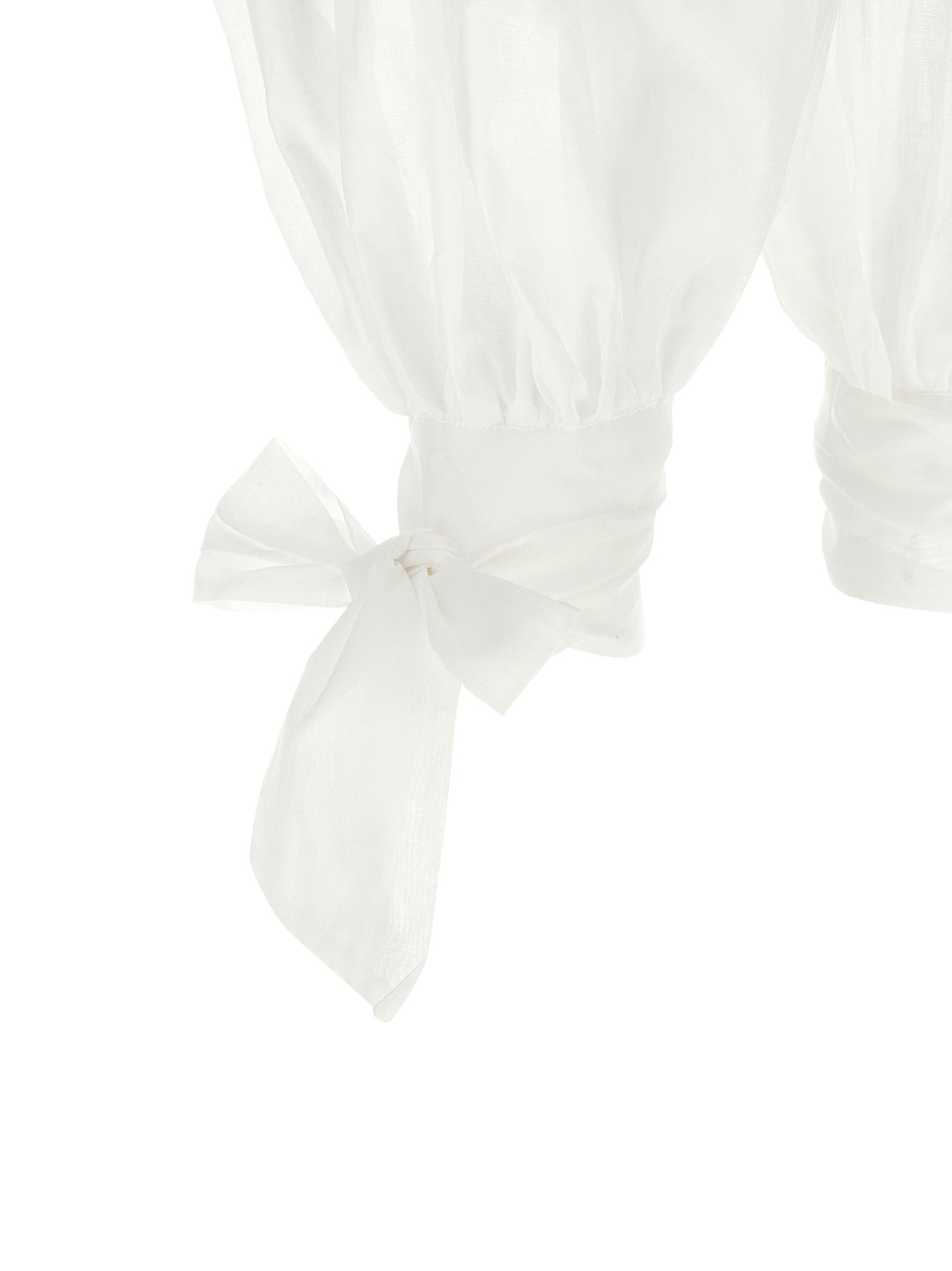 The Andamane White Cotton Casual Pants