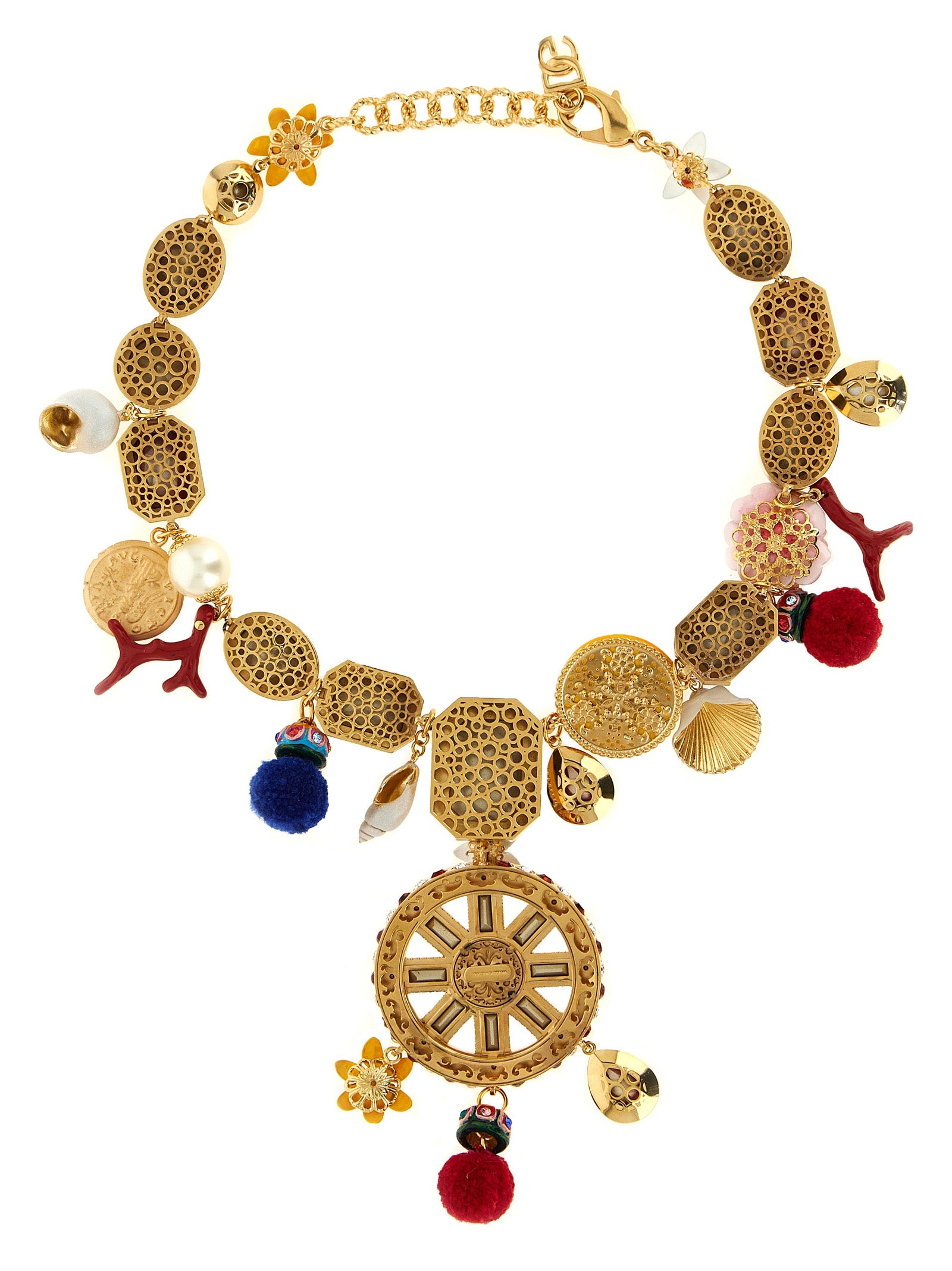 Dolce & Gabbana Multicolor Metal Necklace