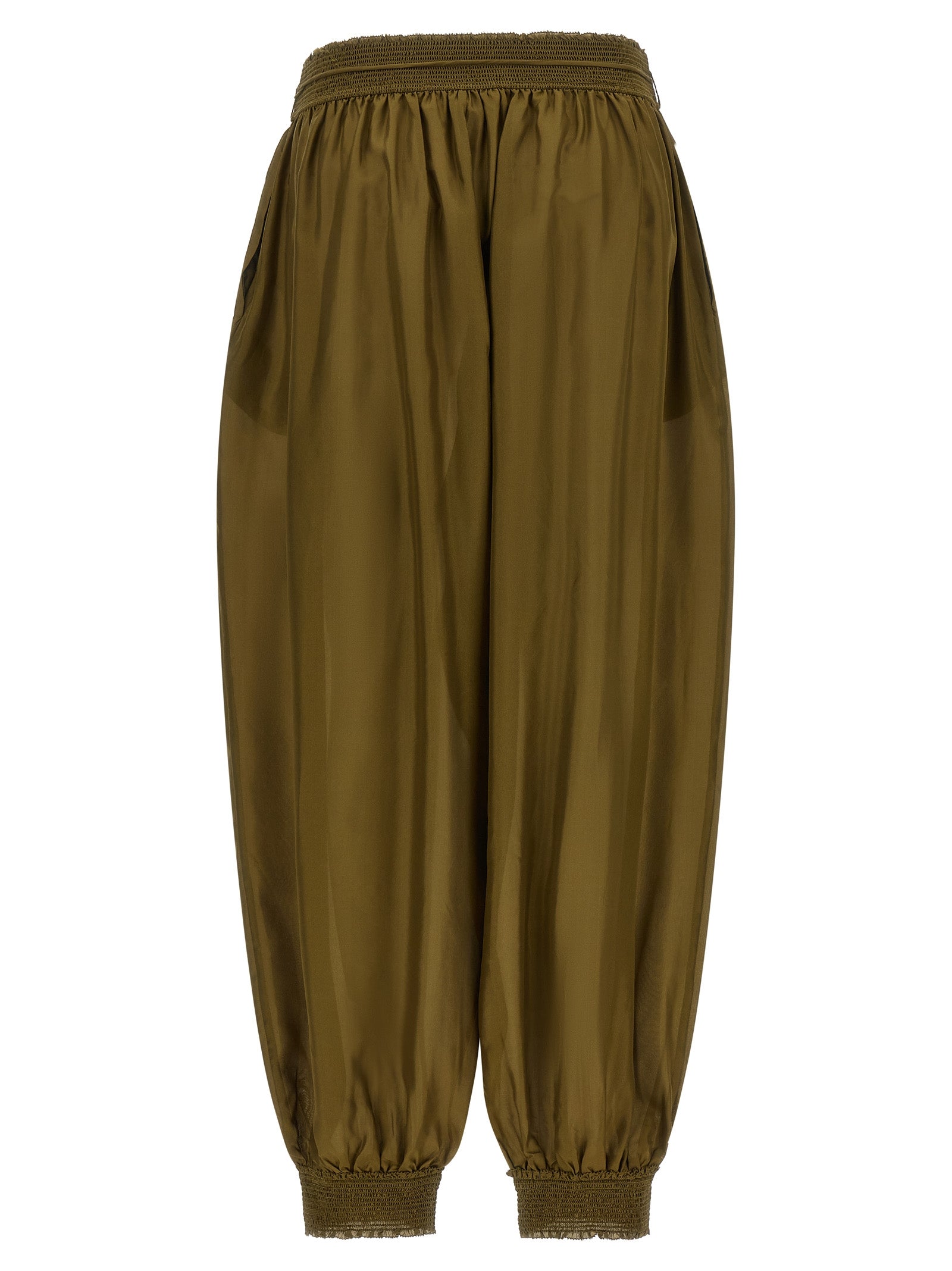 Zimmermann Bicolor Silk Casual Pants
