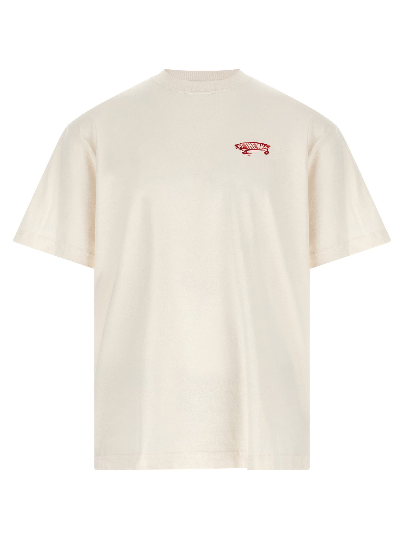 Vans White Cotton T-Shirt