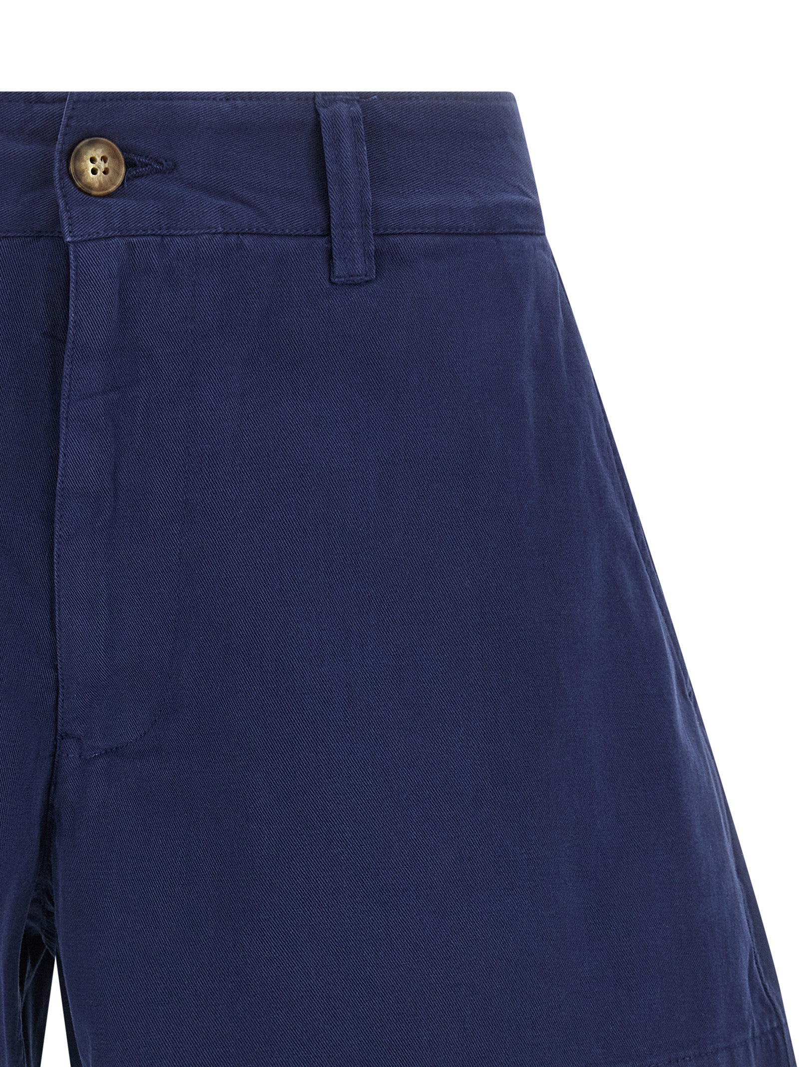 Polo Ralph Lauren Blue Cotton Bermuda Shorts