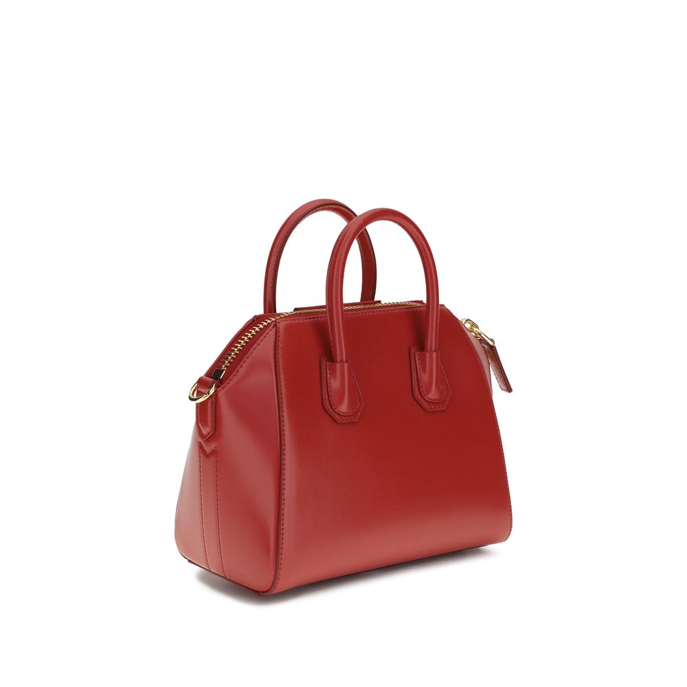 Givenchy Red Calf Leather Bos Taurus Handbag