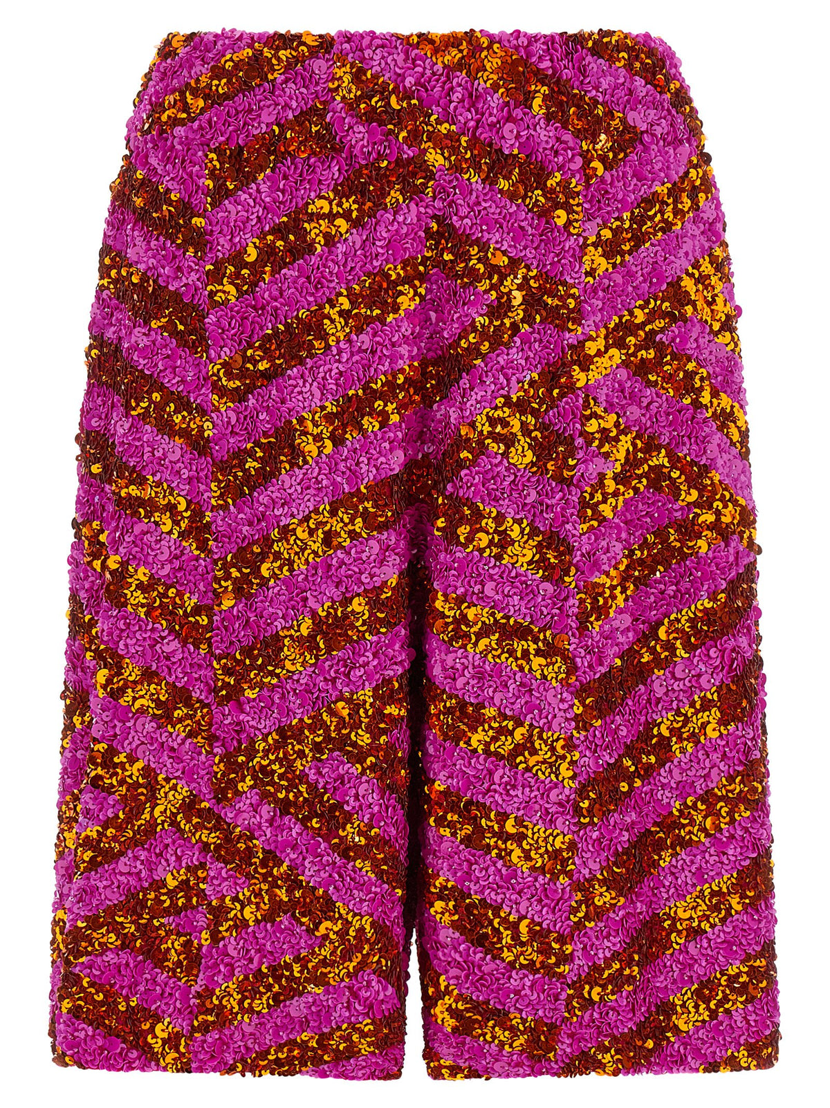 Dries Van Noten Multicolor Viscose Bermuda Shorts