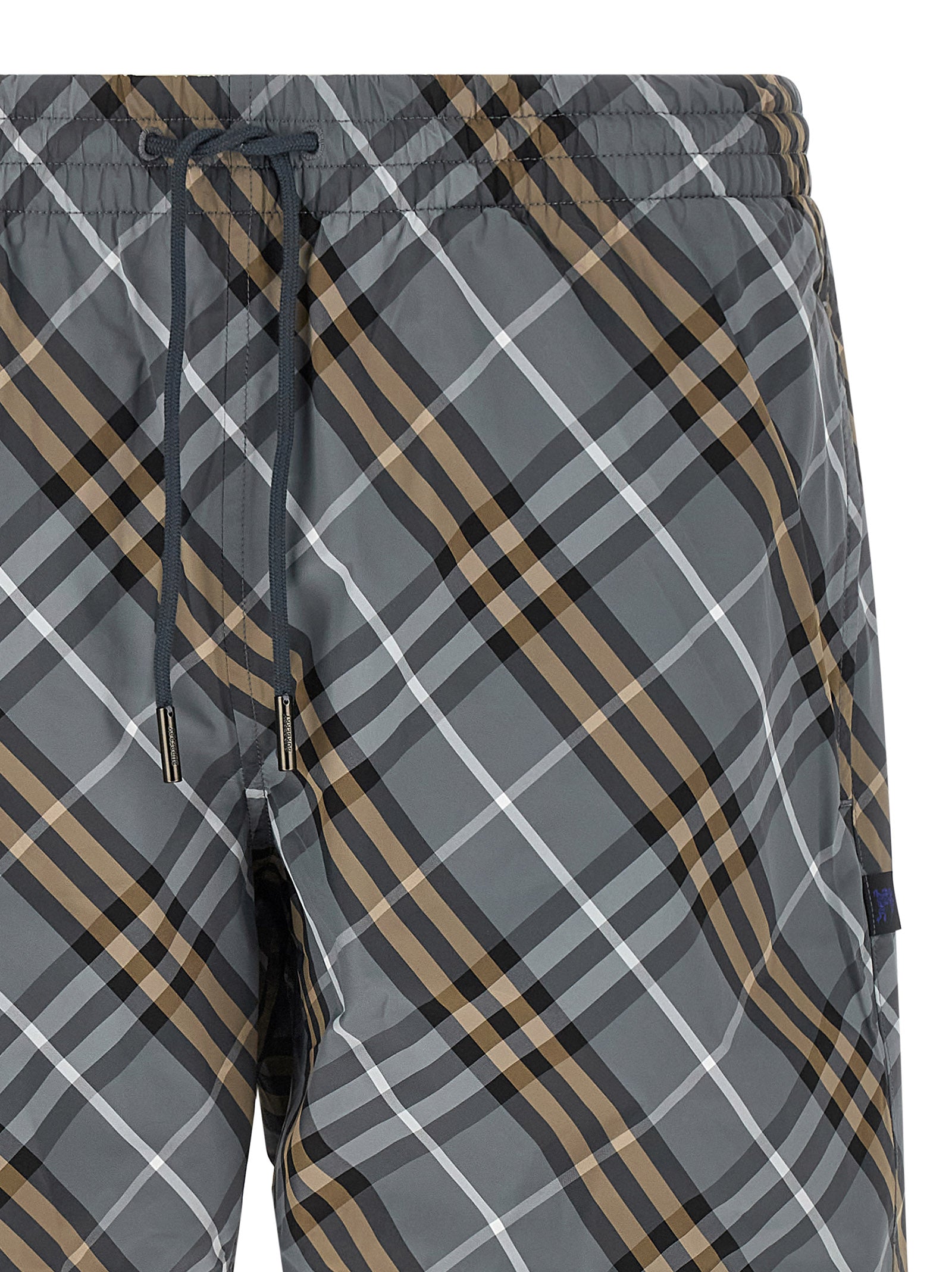 Burberry Blue Polyamide Bermuda Shorts