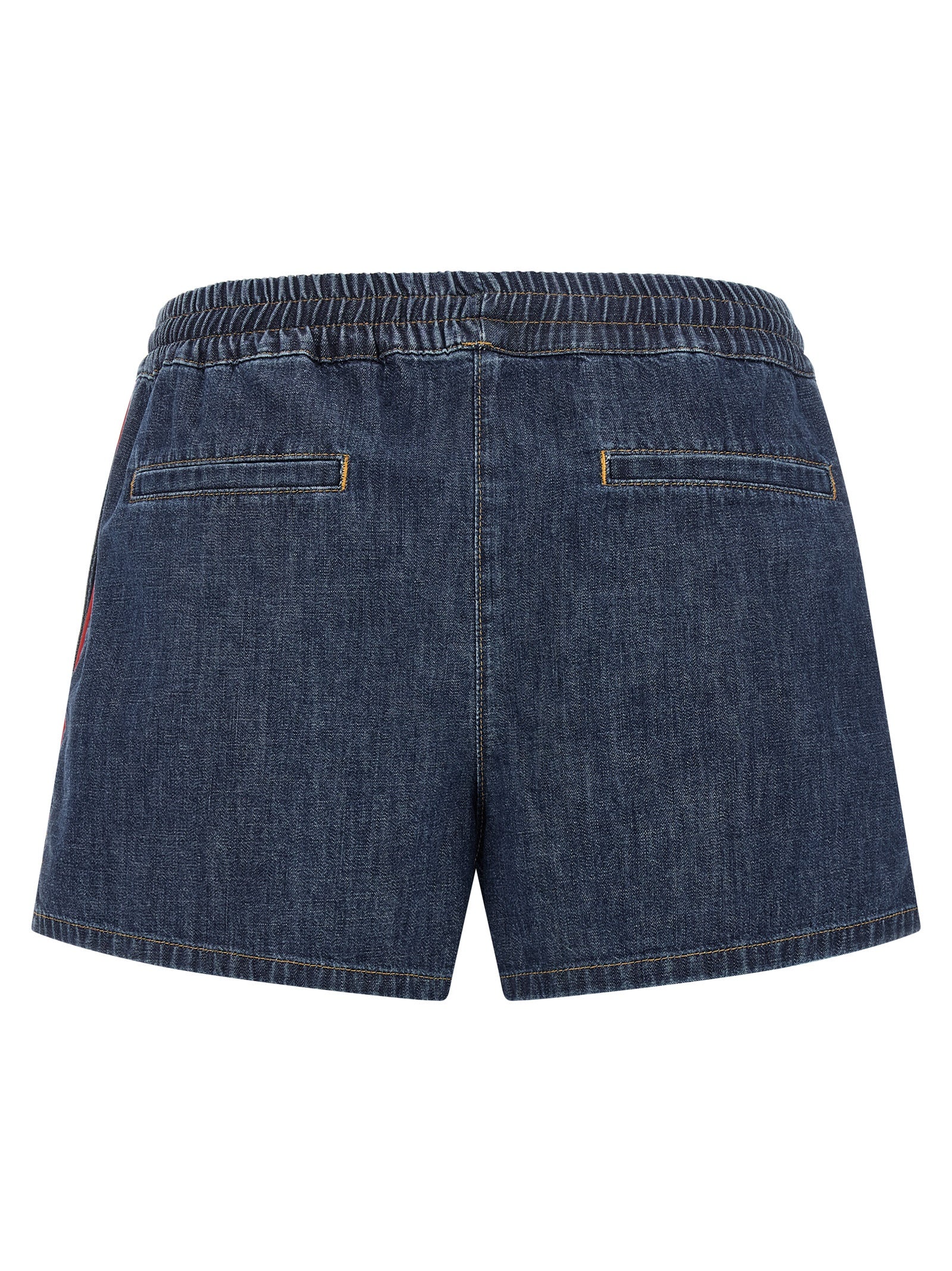 Valentino Garavani Blue Cotton Bermuda Shorts