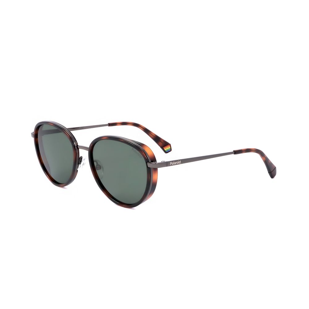 Polaroid Brown Metal Sunglasses