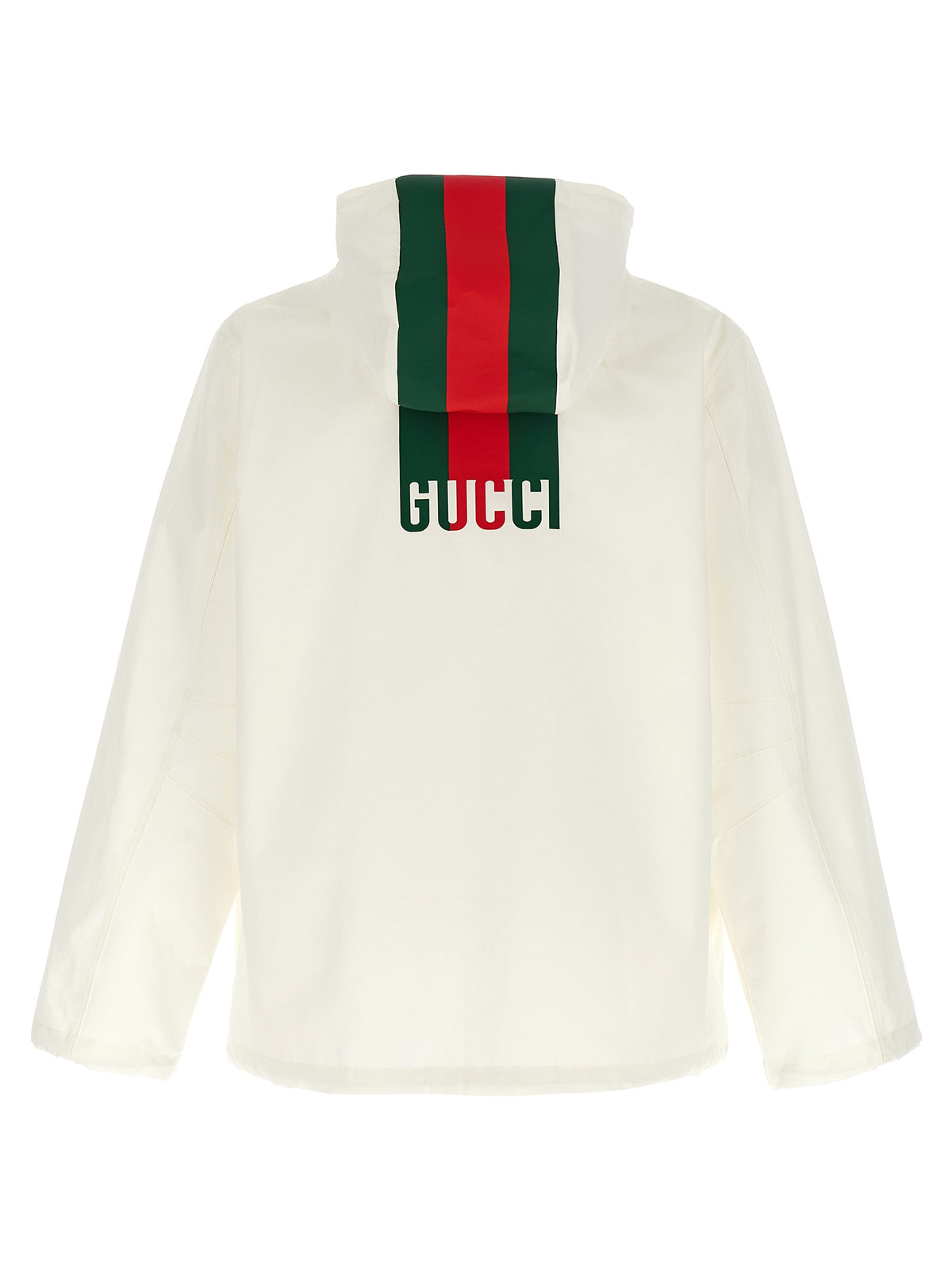 Gucci White Cotton Shell Jacket