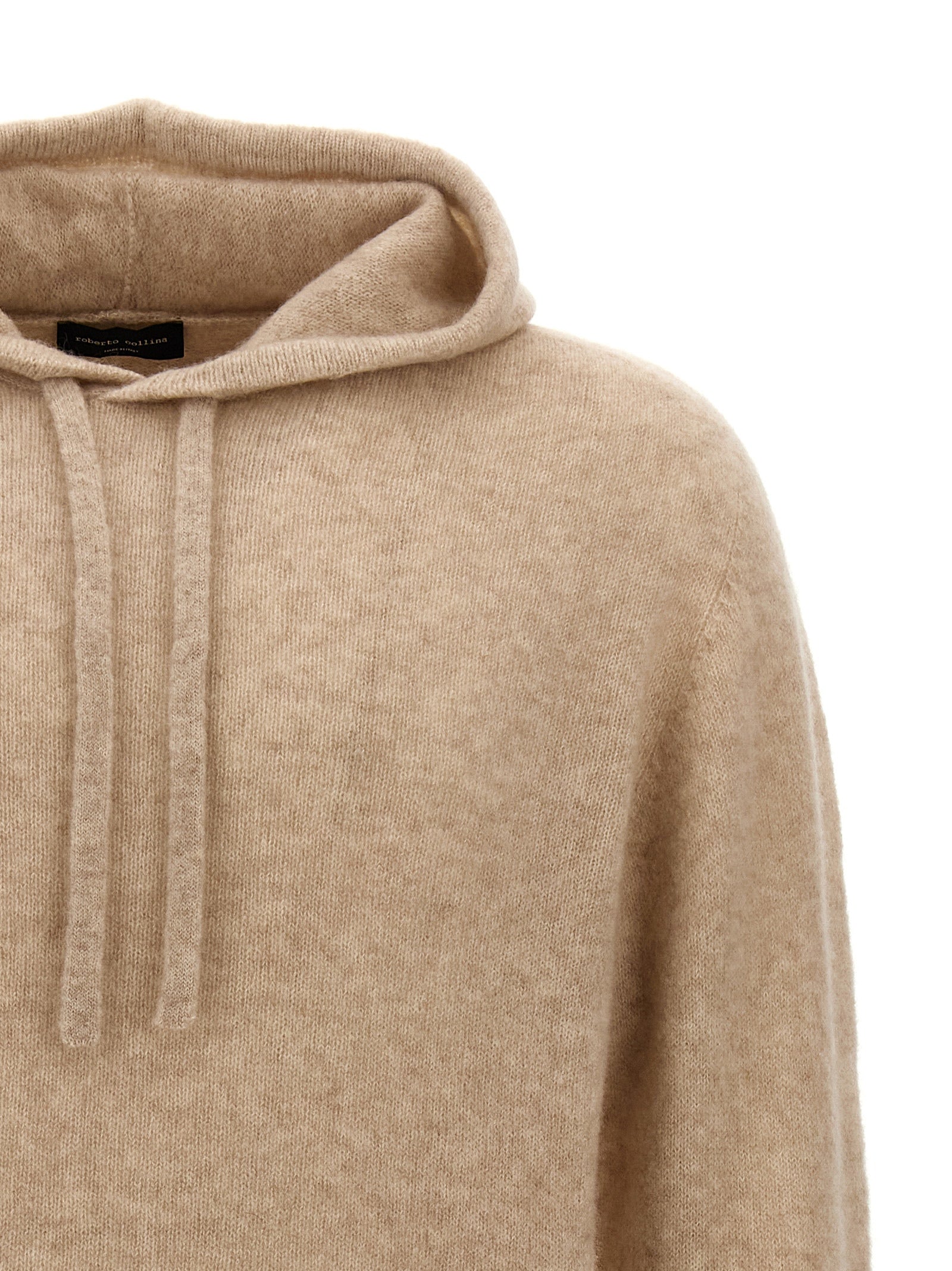 Roberto Collina Beige Cashmere Cardigan