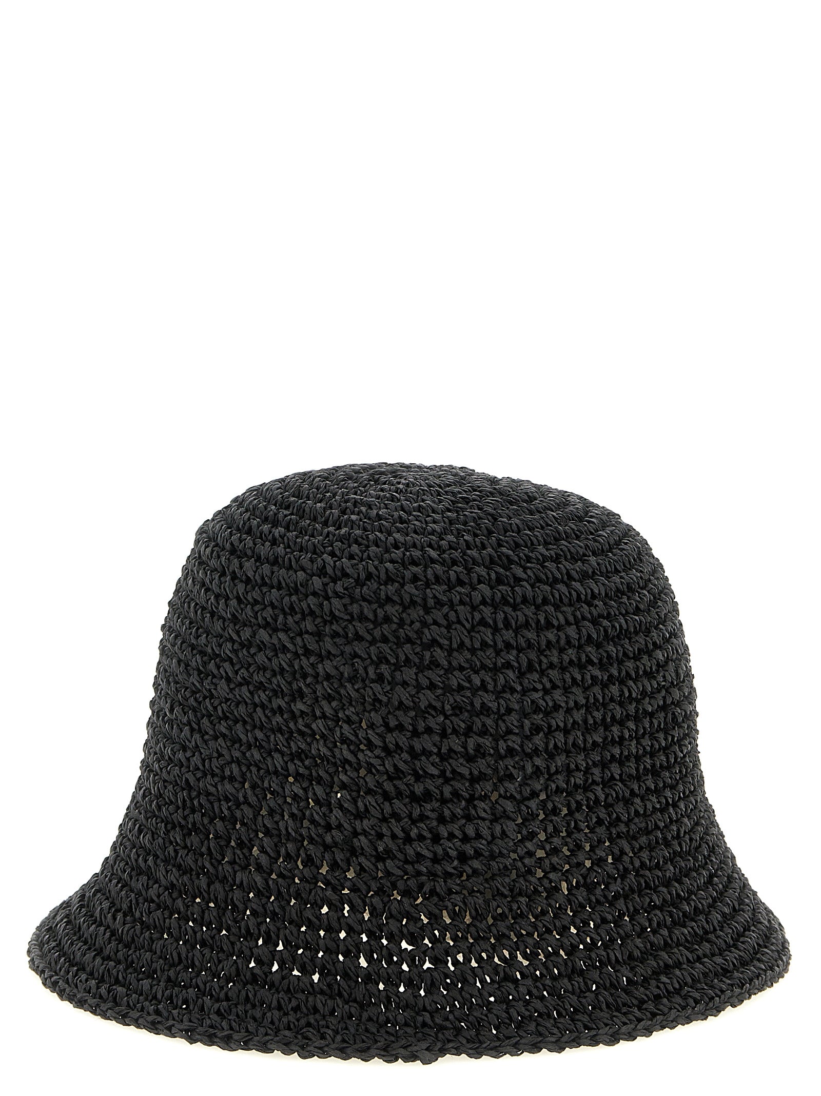 Maison Michel Black Papier Bucket Hat