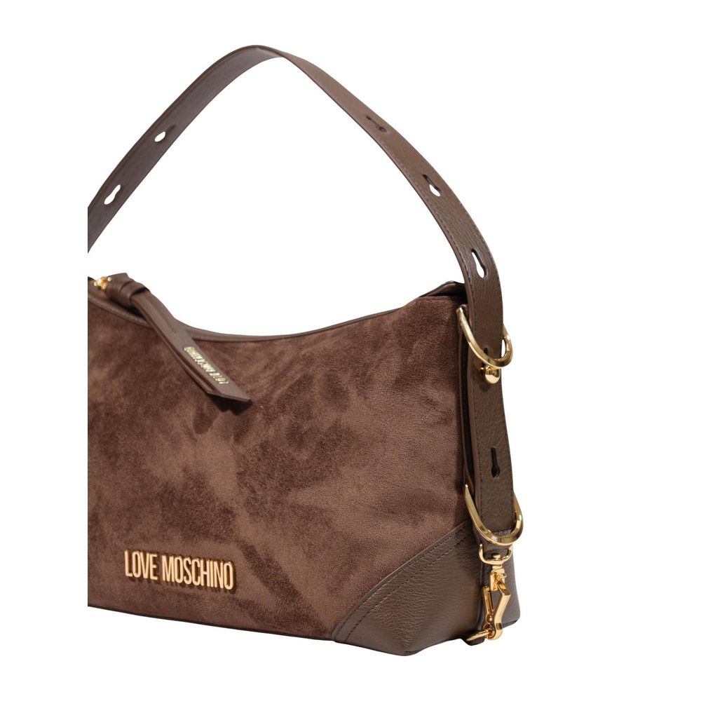 Love Moschino Brown Polyester Handbag