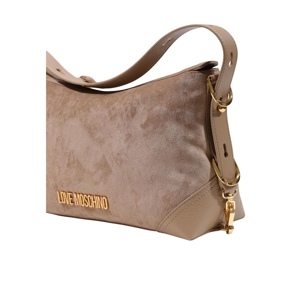 Love Moschino Beige Polyester Handbag
