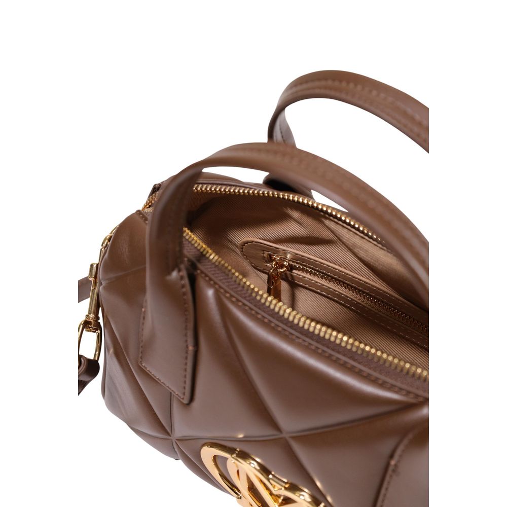 Love Moschino Brown Polyethylene Handbag