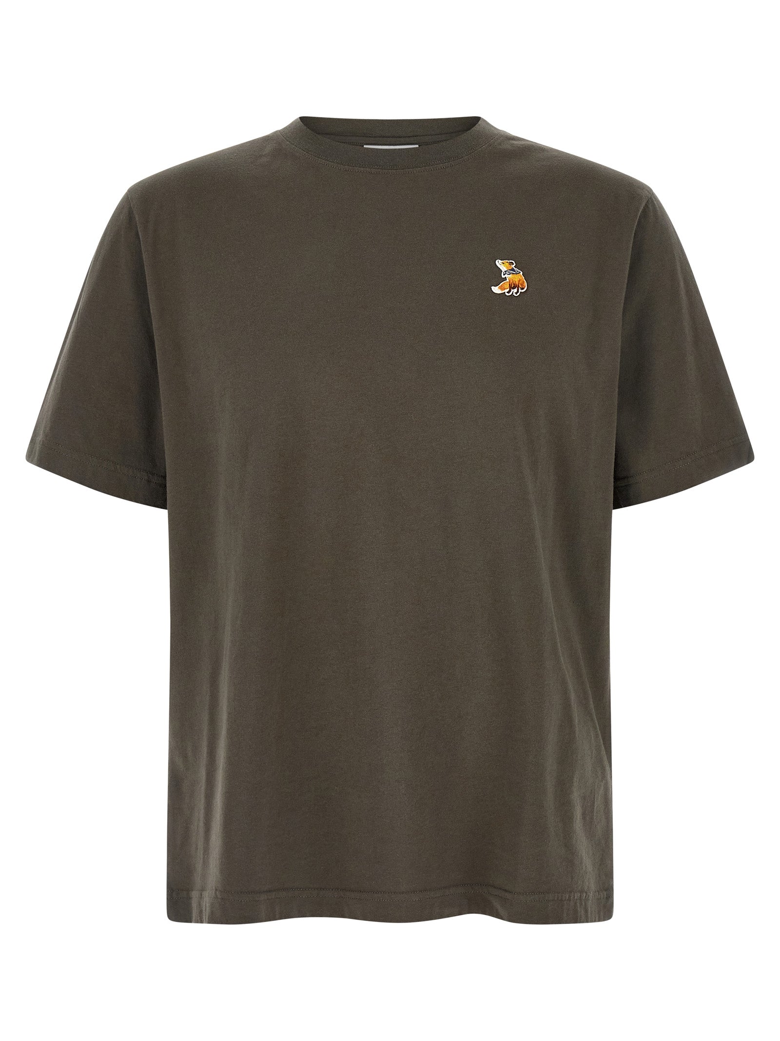 Maison Kitsuné Gray Organic Cotton T-Shirt