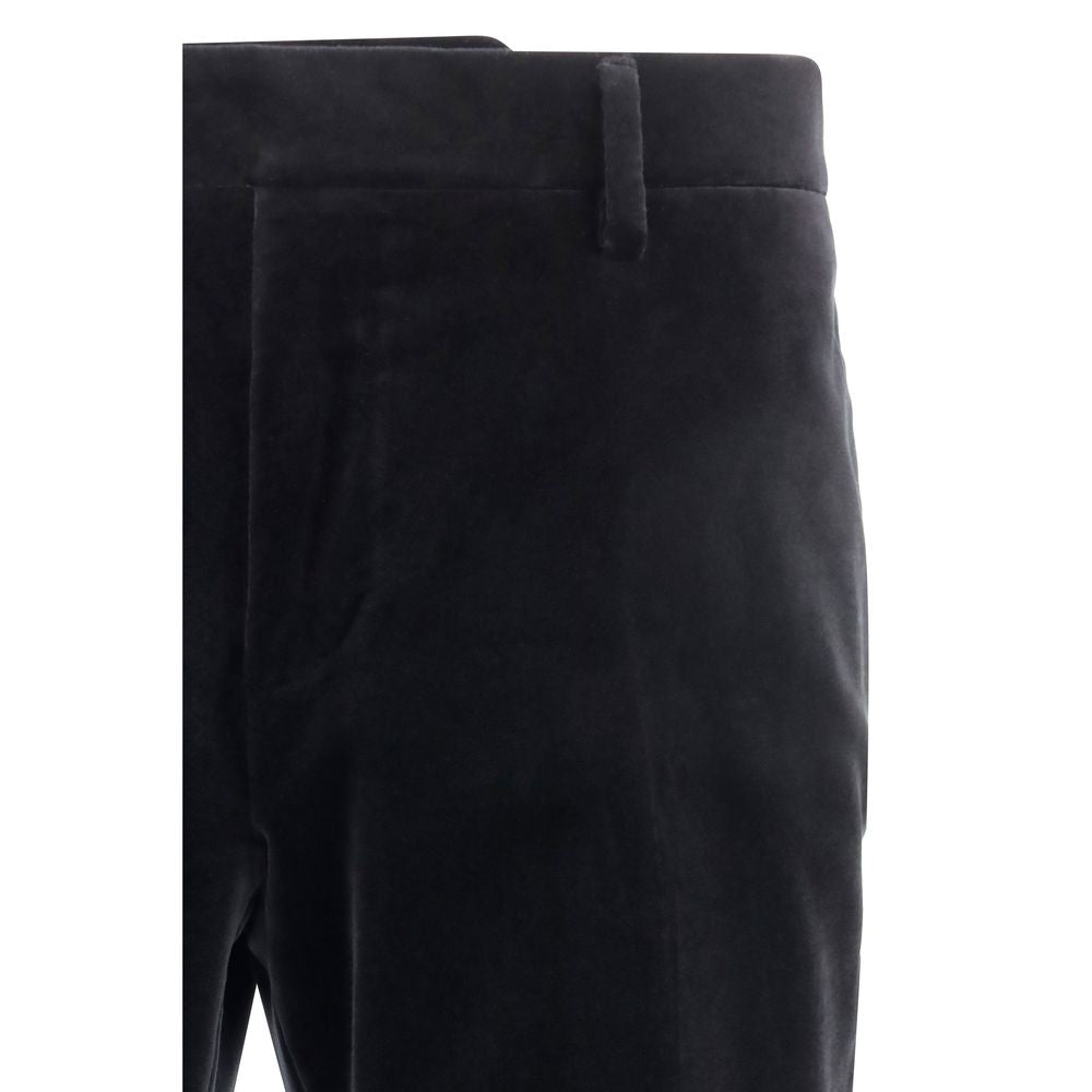 Ferragamo Black Cotton Tuxedo