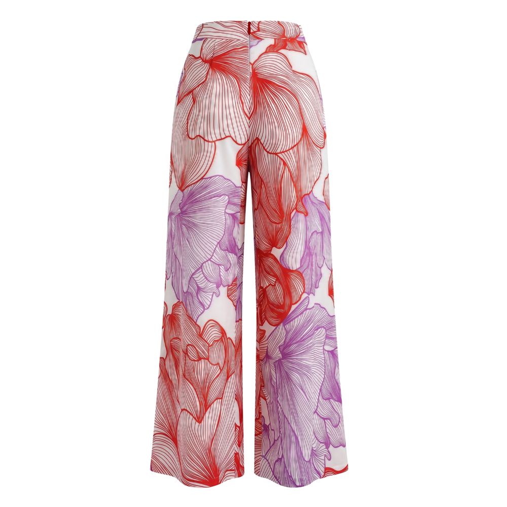 Malo Red Cotton Women Pants