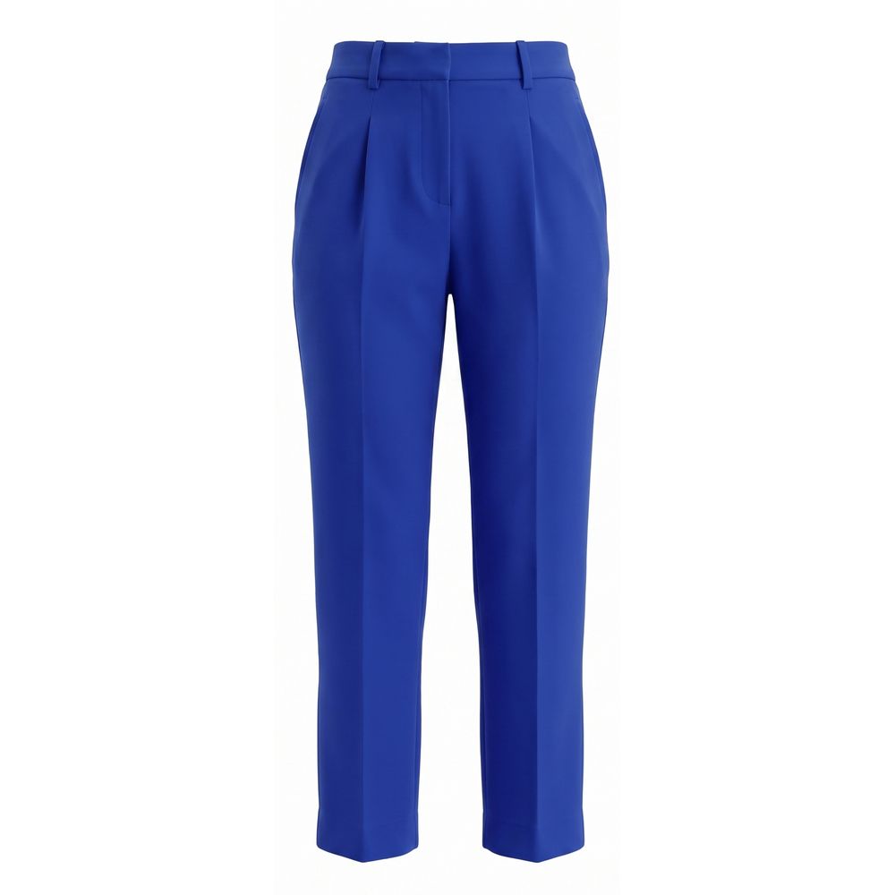 Malo Blue Wool Women Pant